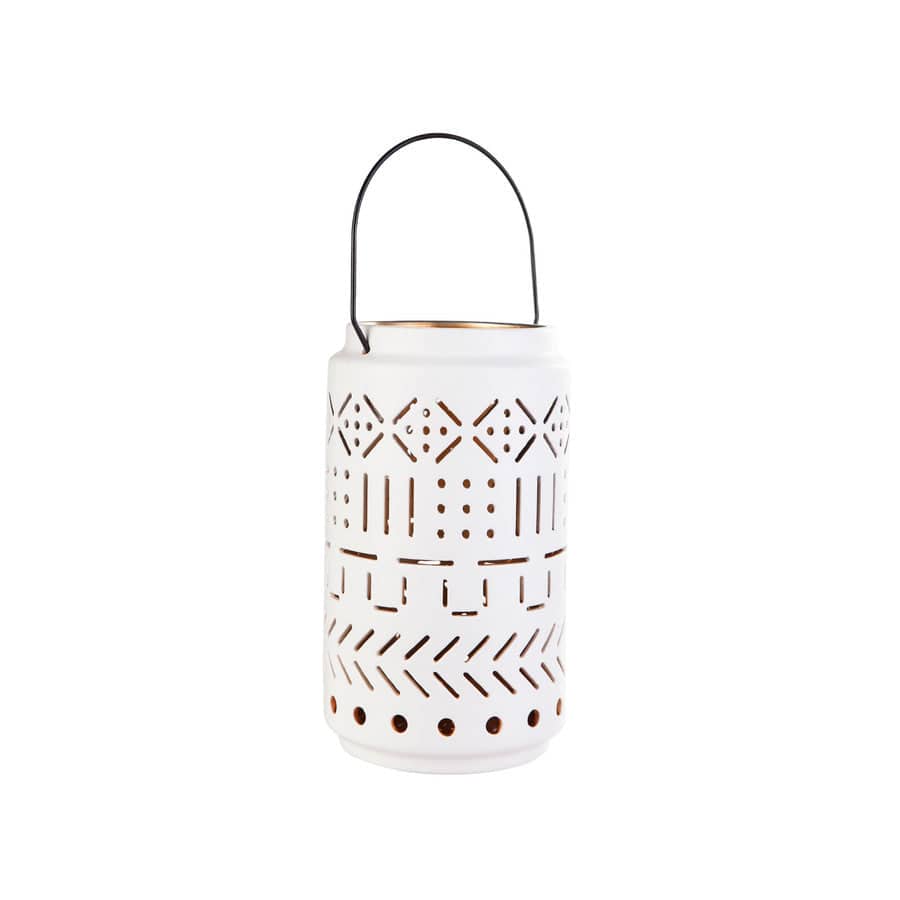 Karaca Nature White Lantern 153.20.01.0191 - Candle Holders - ebarza Furniture UAE | Shop Modern Furniture in Abu Dhabi & Dubai - مفروشات ايبازرا في الامارات | تسوق اثاث عصري وديكورات مميزة في دبي وابوظبي