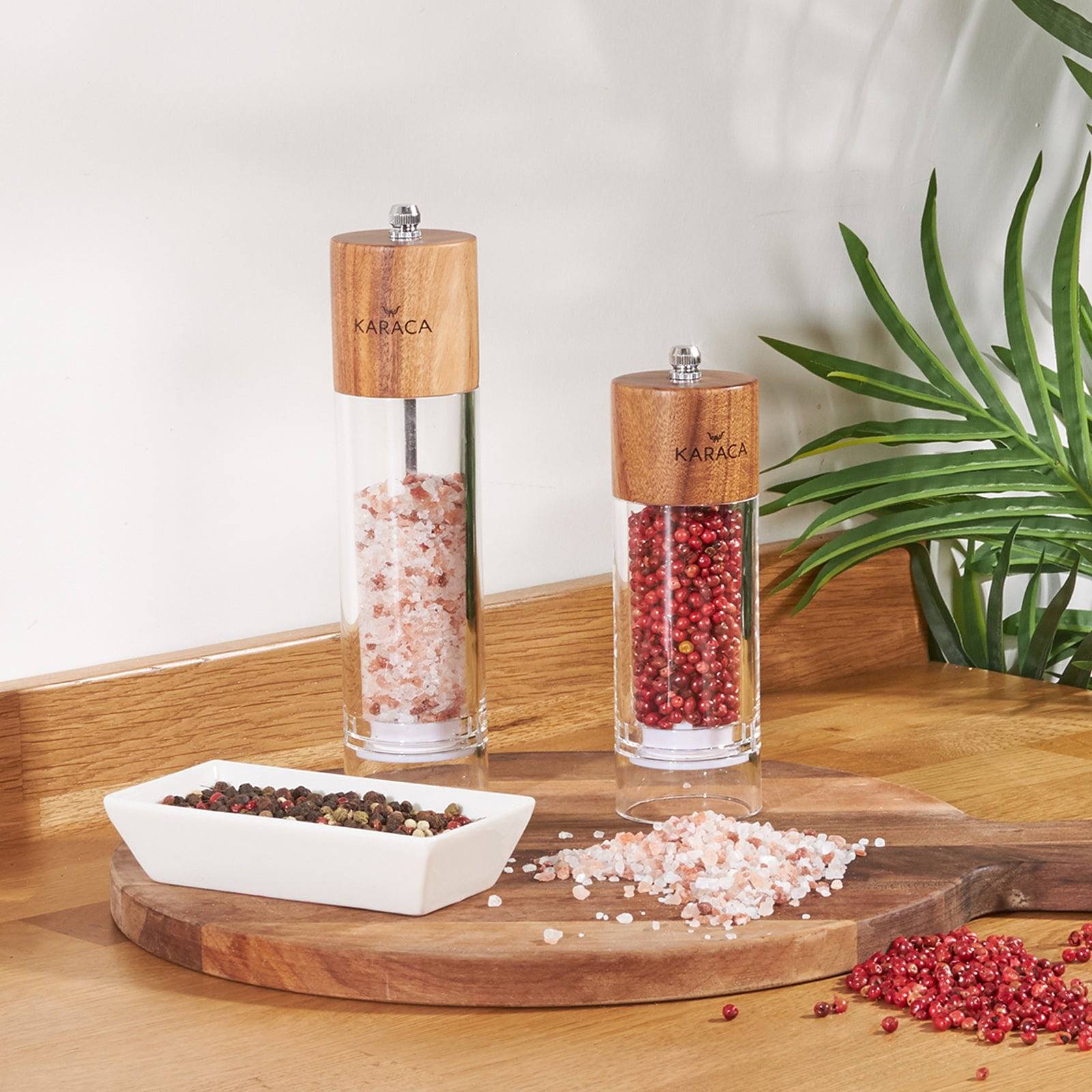 Karaca Net Spice Mill 20 Cm 153.03.06.2297 -  Spice Sets - ebarza Furniture UAE | Shop Modern Furniture in Abu Dhabi & Dubai - مفروشات ايبازرا في الامارات | تسوق اثاث عصري وديكورات مميزة في دبي وابوظبي