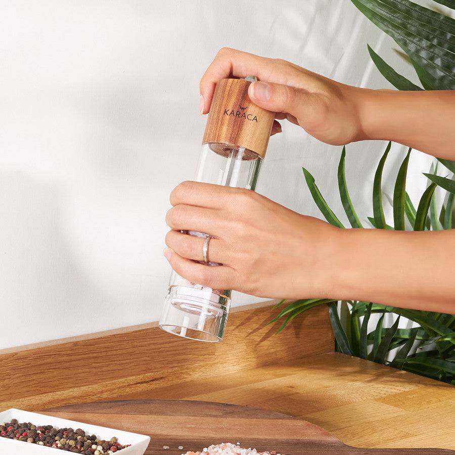 Karaca Net Spice Mill 20 Cm 153.03.06.2297 -  Spice Sets - ebarza Furniture UAE | Shop Modern Furniture in Abu Dhabi & Dubai - مفروشات ايبازرا في الامارات | تسوق اثاث عصري وديكورات مميزة في دبي وابوظبي