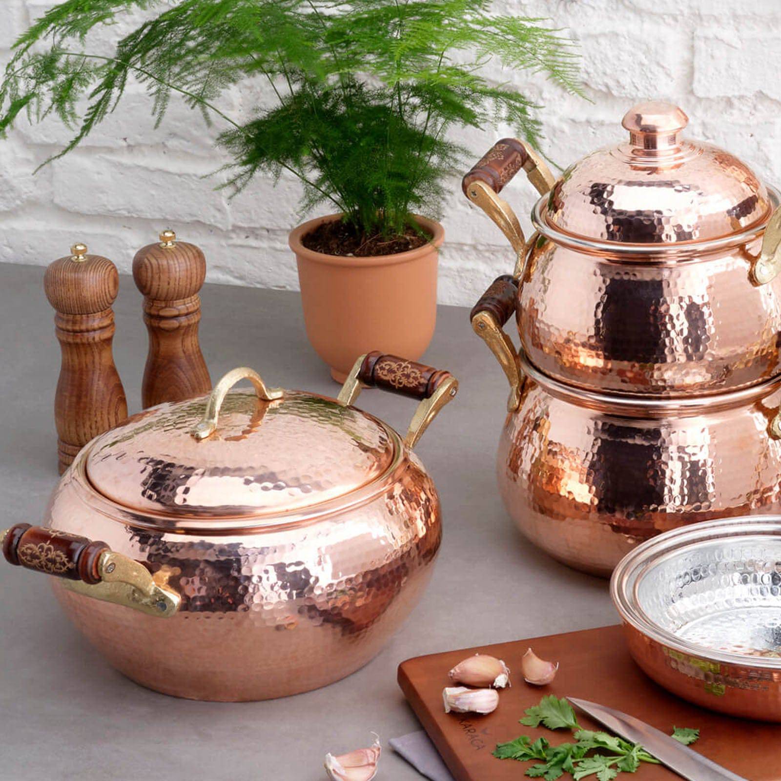 Karaca Nish Copper New Copper Sahan 19 Cm 153.03.07.9109 - Cookware Sets - ebarza Furniture UAE | Shop Modern Furniture in Abu Dhabi & Dubai - مفروشات ايبازرا في الامارات | تسوق اثاث عصري وديكورات مميزة في دبي وابوظبي