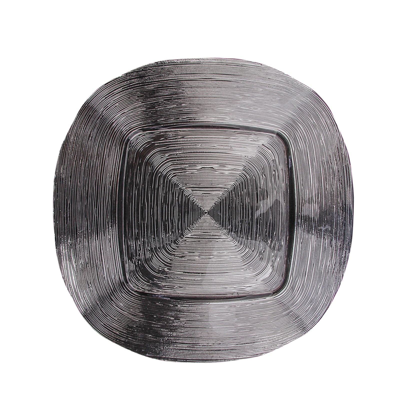 Karaca Premium Square Silver Supla 153.01.04.1854 - Plates - ebarza Furniture UAE | Shop Modern Furniture in Abu Dhabi & Dubai - مفروشات ايبازرا في الامارات | تسوق اثاث عصري وديكورات مميزة في دبي وابوظبي