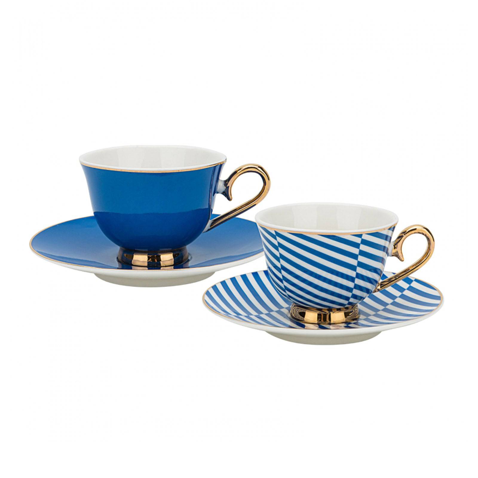 Karaca Sailor 2 Person Coffee Cup Set 153.01.01.4105 -  Coffee Sets - ebarza Furniture UAE | Shop Modern Furniture in Abu Dhabi & Dubai - مفروشات ايبازرا في الامارات | تسوق اثاث عصري وديكورات مميزة في دبي وابوظبي