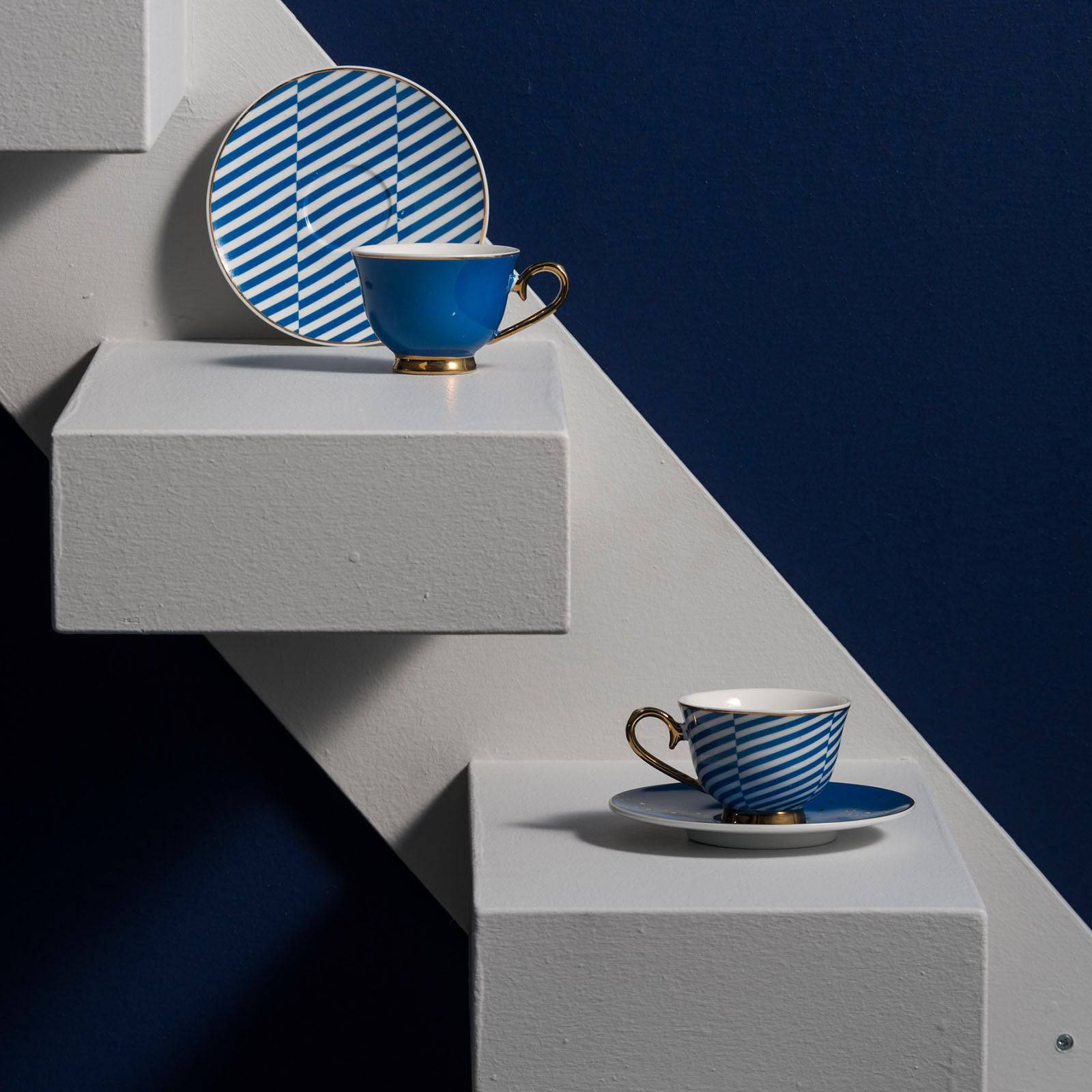 Karaca Sailor 2 Person Coffee Cup Set 153.01.01.4105 -  Coffee Sets - ebarza Furniture UAE | Shop Modern Furniture in Abu Dhabi & Dubai - مفروشات ايبازرا في الامارات | تسوق اثاث عصري وديكورات مميزة في دبي وابوظبي