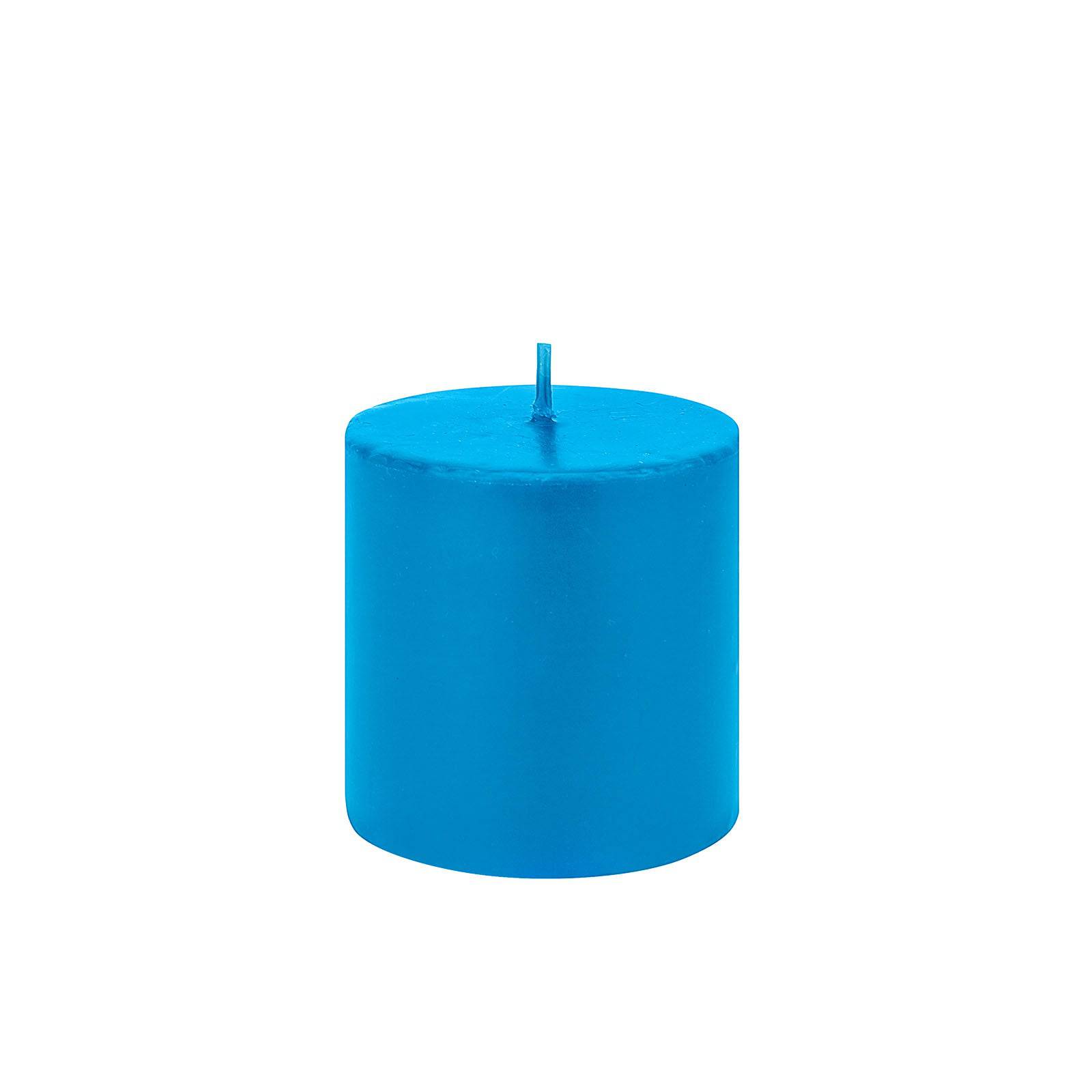 Karaca Sandy Candle Light Blue 7X7 Cm 153.01.01.4473 - Candles - ebarza Furniture UAE | Shop Modern Furniture in Abu Dhabi & Dubai - مفروشات ايبازرا في الامارات | تسوق اثاث عصري وديكورات مميزة في دبي وابوظبي