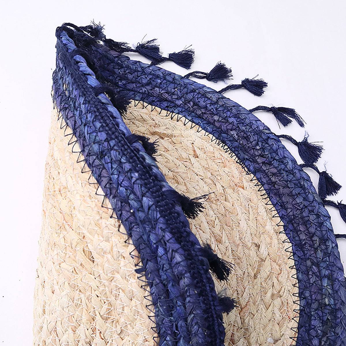 Karaca Sera Husk 2-Piece Placemat Dark Blue 153.20.01.0269 -  Placemats - ebarza Furniture UAE | Shop Modern Furniture in Abu Dhabi & Dubai - مفروشات ايبازرا في الامارات | تسوق اثاث عصري وديكورات مميزة في دبي وابوظبي