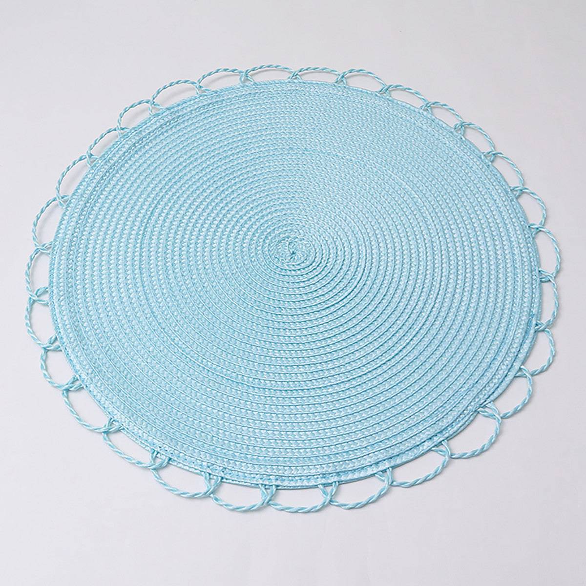 Karaca Sera Woven 2-Piece Placemat Blue 153.20.01.0251 - Placemats - ebarza Furniture UAE | Shop Modern Furniture in Abu Dhabi & Dubai - مفروشات ايبازرا في الامارات | تسوق اثاث عصري وديكورات مميزة في دبي وابوظبي