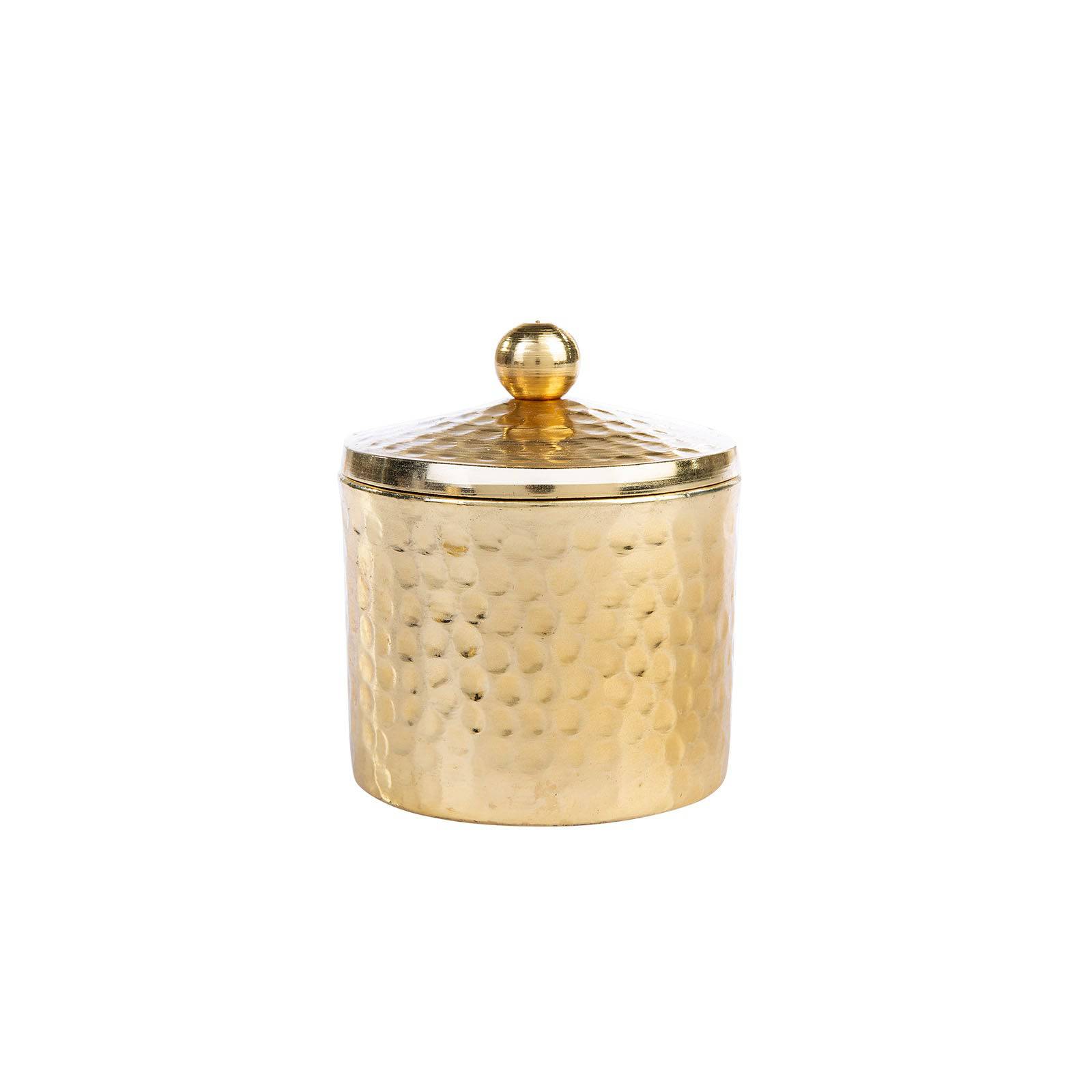 Karaca Set Of 2 Morocco Small Scented Candle  In Gold Metal Box 153.20.01.0177 -  Candles - ebarza Furniture UAE | Shop Modern Furniture in Abu Dhabi & Dubai - مفروشات ايبازرا في الامارات | تسوق اثاث عصري وديكورات مميزة في دبي وابوظبي