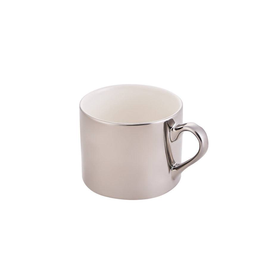 Karaca Shiny Silver Mug 153.03.06.1262 - Mugs - ebarza Furniture UAE | Shop Modern Furniture in Abu Dhabi & Dubai - مفروشات ايبازرا في الامارات | تسوق اثاث عصري وديكورات مميزة في دبي وابوظبي