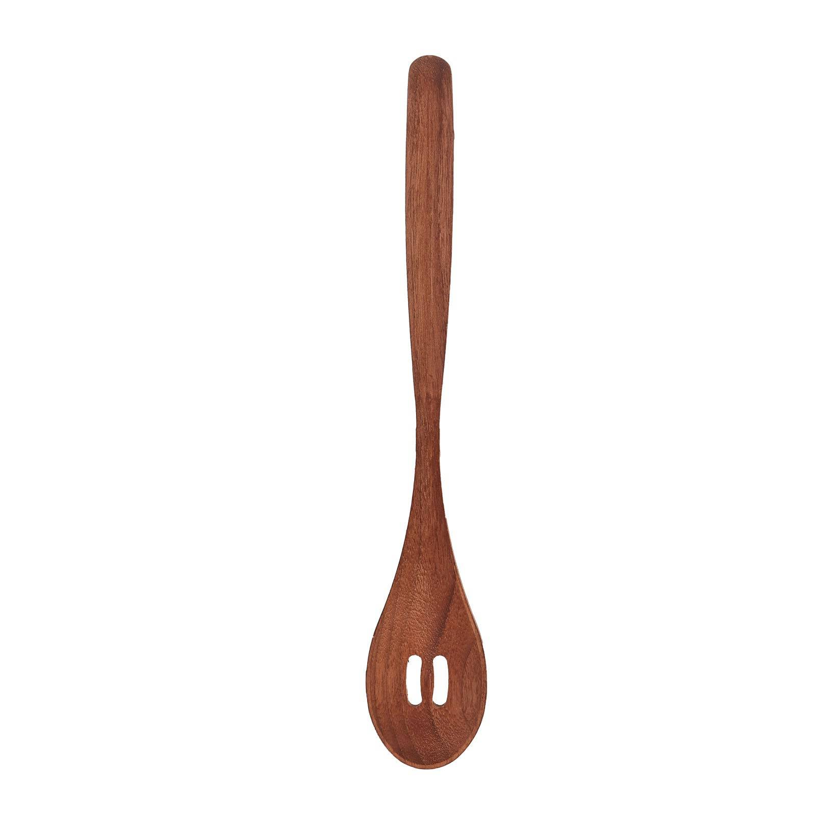 Karaca Walnut Colander Spoon 153.03.06.1243 - Cookware Sets - ebarza Furniture UAE | Shop Modern Furniture in Abu Dhabi & Dubai - مفروشات ايبازرا في الامارات | تسوق اثاث عصري وديكورات مميزة في دبي وابوظبي