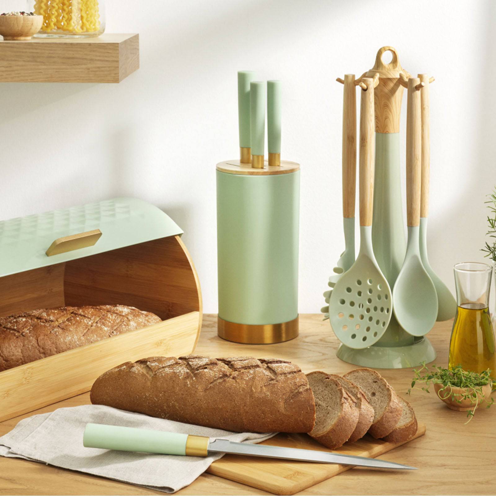 Karaca Woodland Herbal 6 Piece Service Set 153.03.06.1534 - Service Sets - ebarza Furniture UAE | Shop Modern Furniture in Abu Dhabi & Dubai - مفروشات ايبازرا في الامارات | تسوق اثاث عصري وديكورات مميزة في دبي وابوظبي