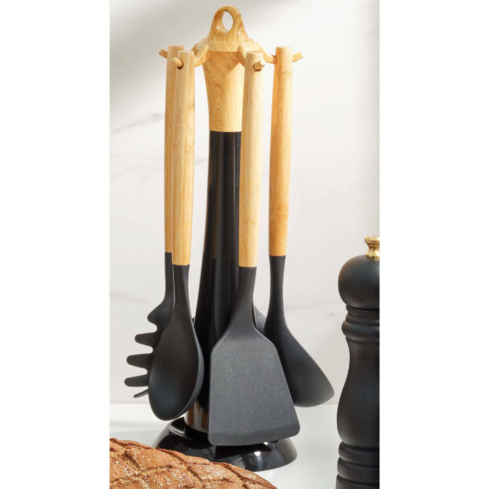 Karaca Woodland Herbal 6 Piece Service Set 153.03.06.1535 - Service Sets - ebarza Furniture UAE | Shop Modern Furniture in Abu Dhabi & Dubai - مفروشات ايبازرا في الامارات | تسوق اثاث عصري وديكورات مميزة في دبي وابوظبي
