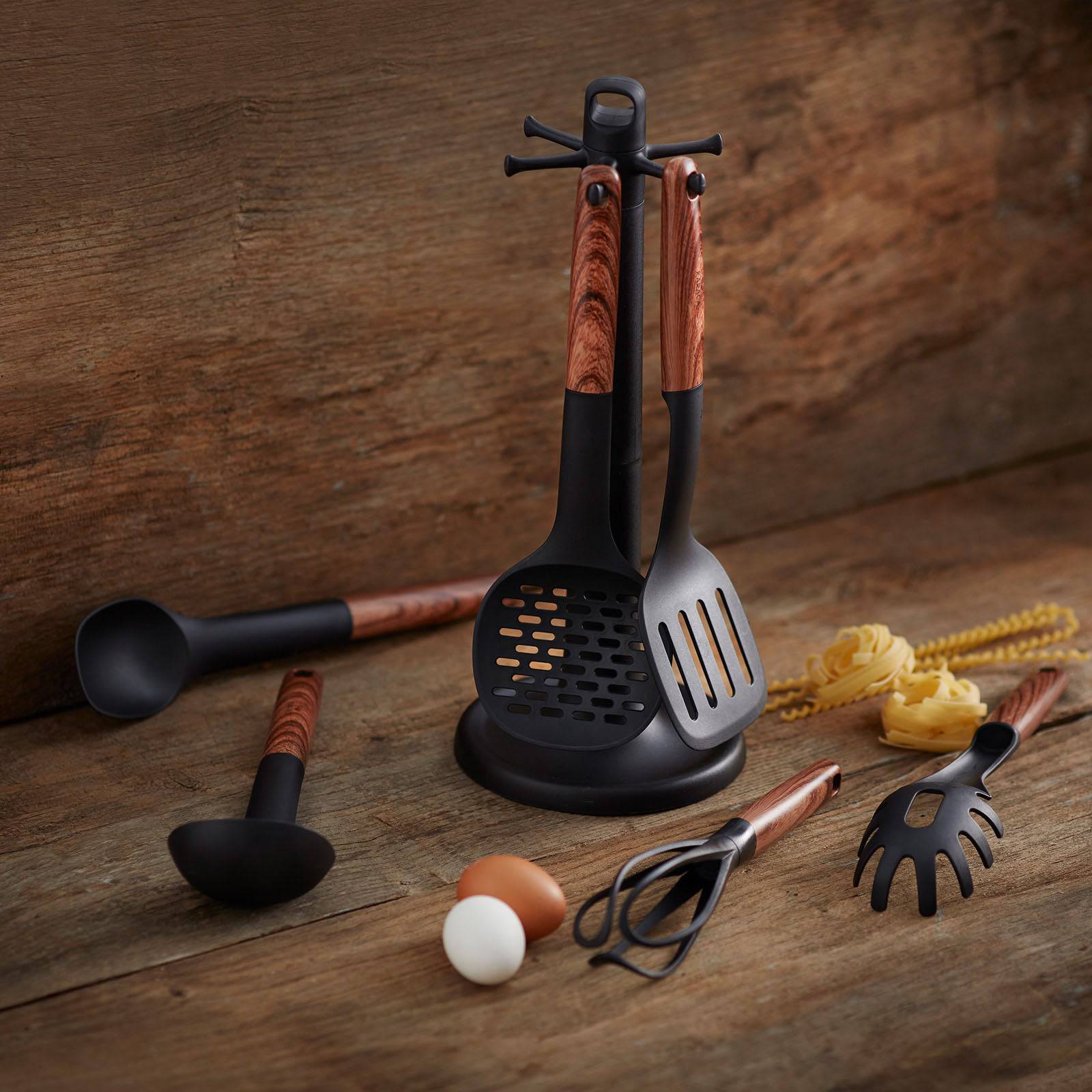 Karaca Woody Service Set 153.03.07.2727 - Service Sets - ebarza Furniture UAE | Shop Modern Furniture in Abu Dhabi & Dubai - مفروشات ايبازرا في الامارات | تسوق اثاث عصري وديكورات مميزة في دبي وابوظبي