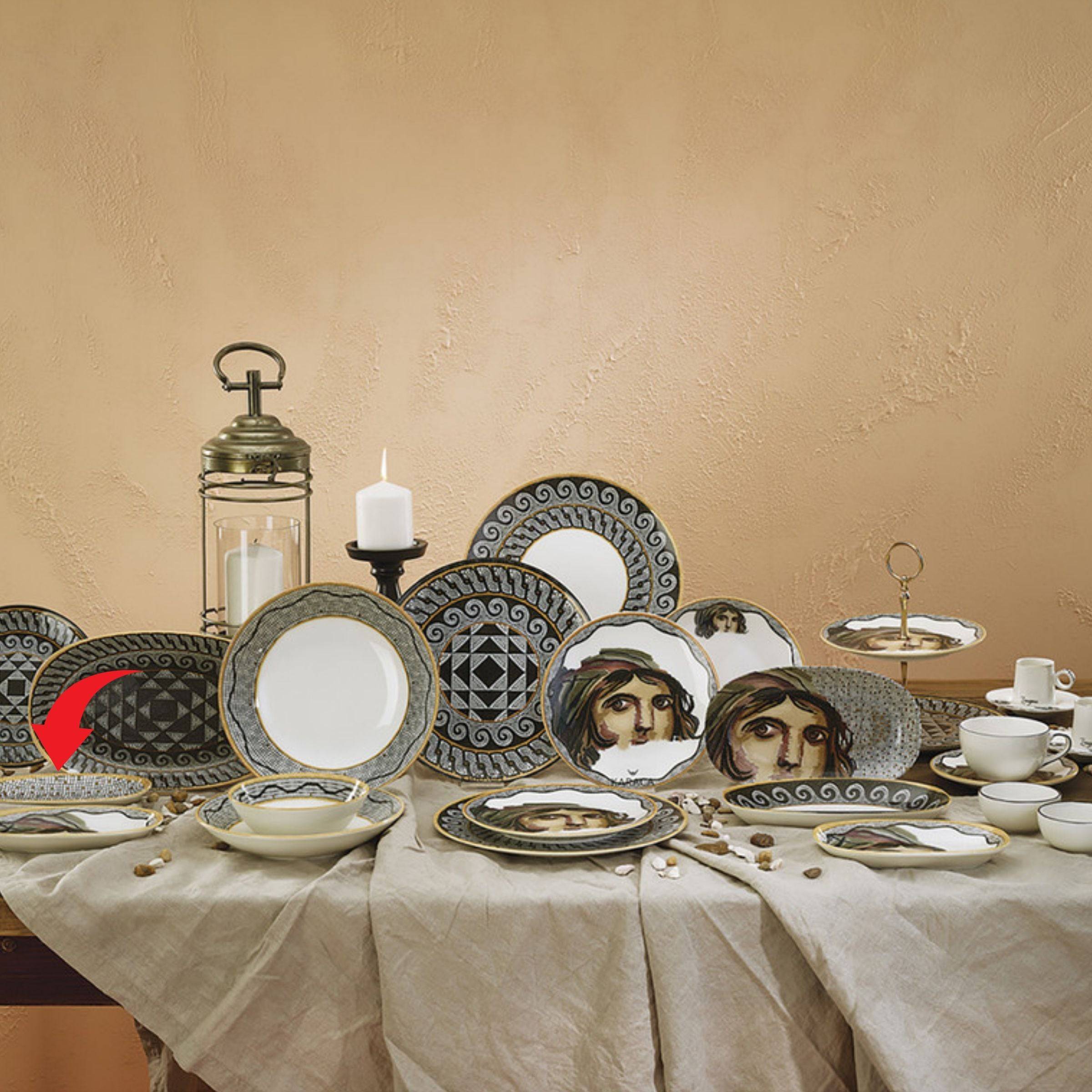 Karaca Zeugma Oval Boat 19 Cm 153.03.06.2487 -  Plates - ebarza Furniture UAE | Shop Modern Furniture in Abu Dhabi & Dubai - مفروشات ايبازرا في الامارات | تسوق اثاث عصري وديكورات مميزة في دبي وابوظبي