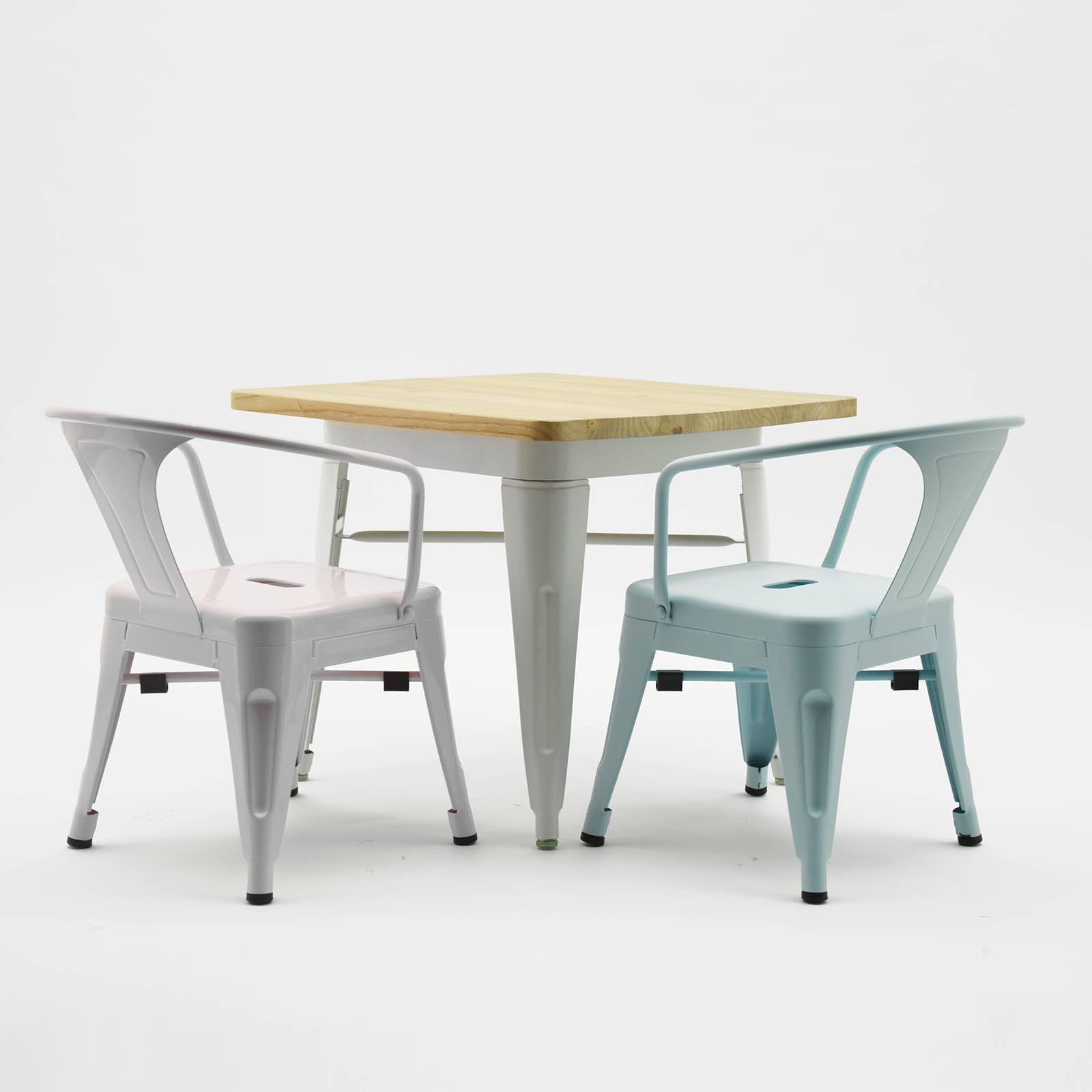 Kids Chair Metal K01-B - Kids Chairs - ebarza Furniture UAE | Shop Modern Furniture in Abu Dhabi & Dubai - مفروشات ايبازرا في الامارات | تسوق اثاث عصري وديكورات مميزة في دبي وابوظبي