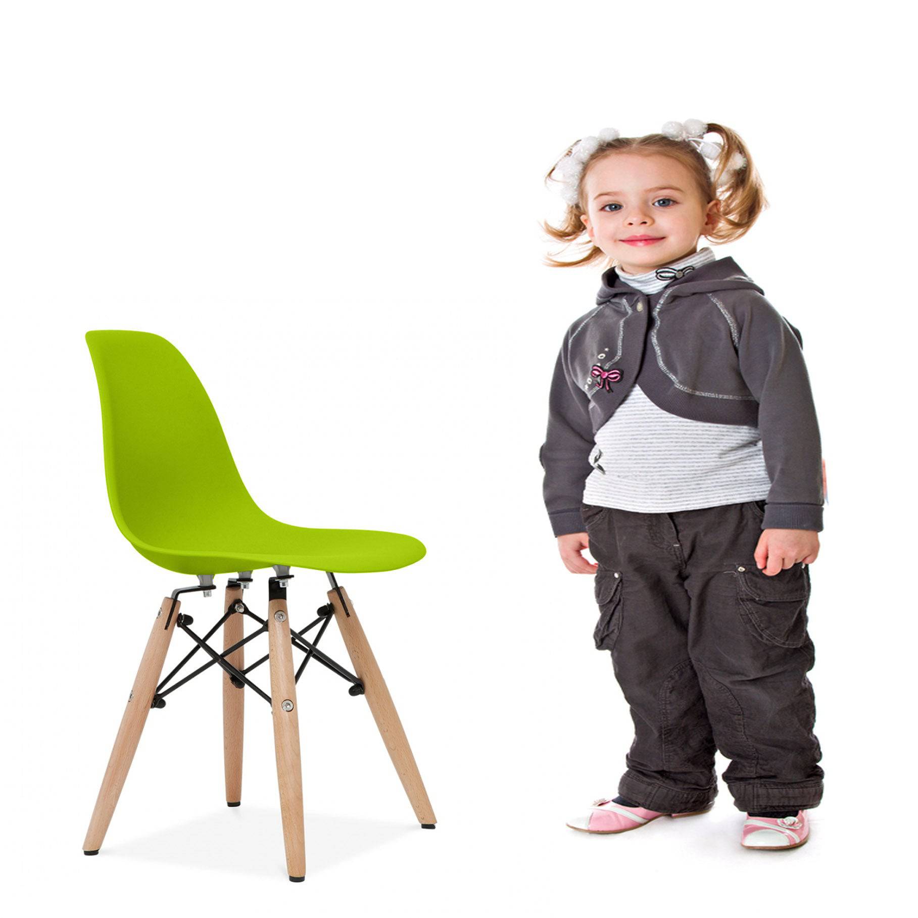Kids Chair Plastic Pc-0117W-Y - Kids Chairs - ebarza Furniture UAE | Shop Modern Furniture in Abu Dhabi & Dubai - مفروشات ايبازرا في الامارات | تسوق اثاث عصري وديكورات مميزة في دبي وابوظبي