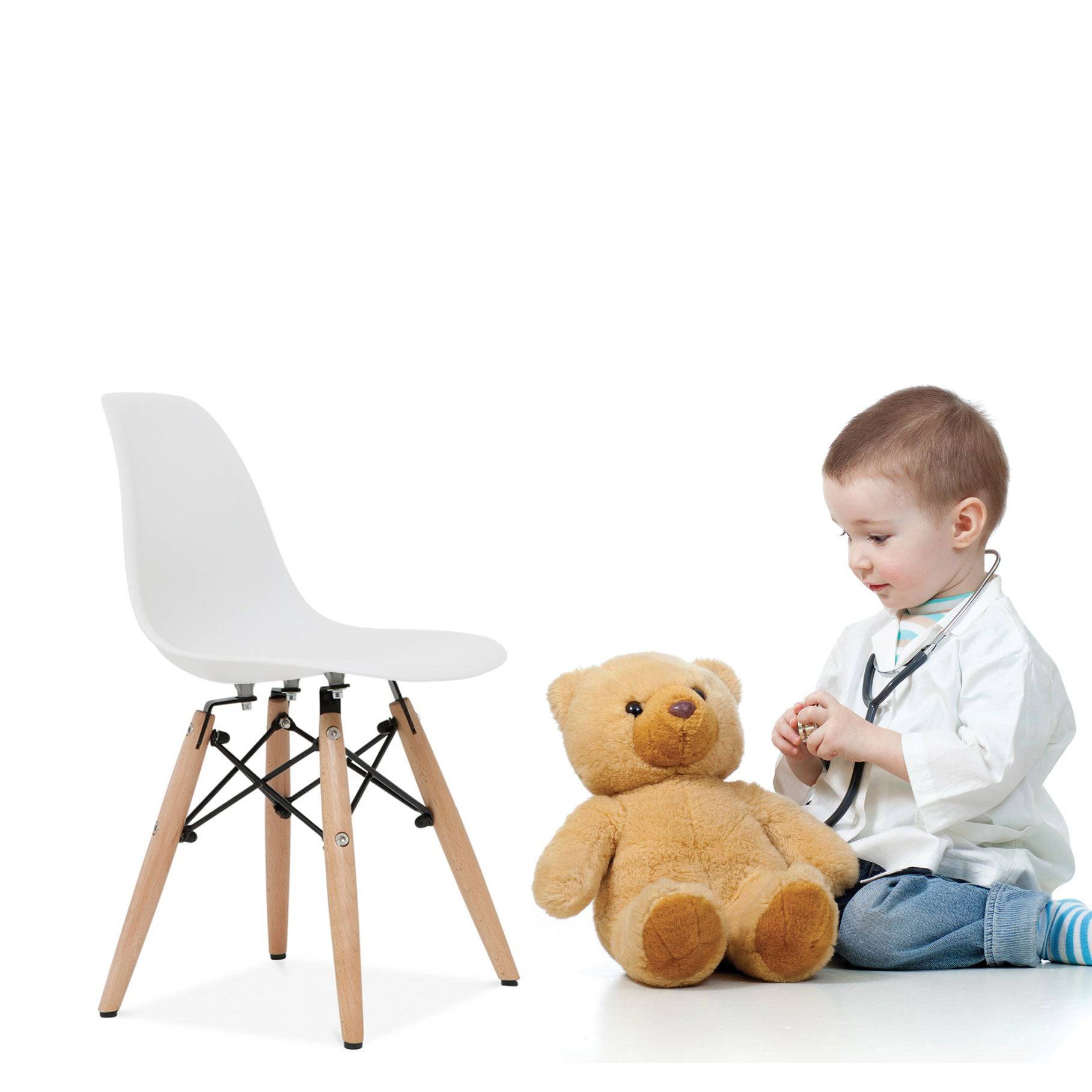 Kids Chair Plastic Pc-0117W-P - Kids Chairs - ebarza Furniture UAE | Shop Modern Furniture in Abu Dhabi & Dubai - مفروشات ايبازرا في الامارات | تسوق اثاث عصري وديكورات مميزة في دبي وابوظبي