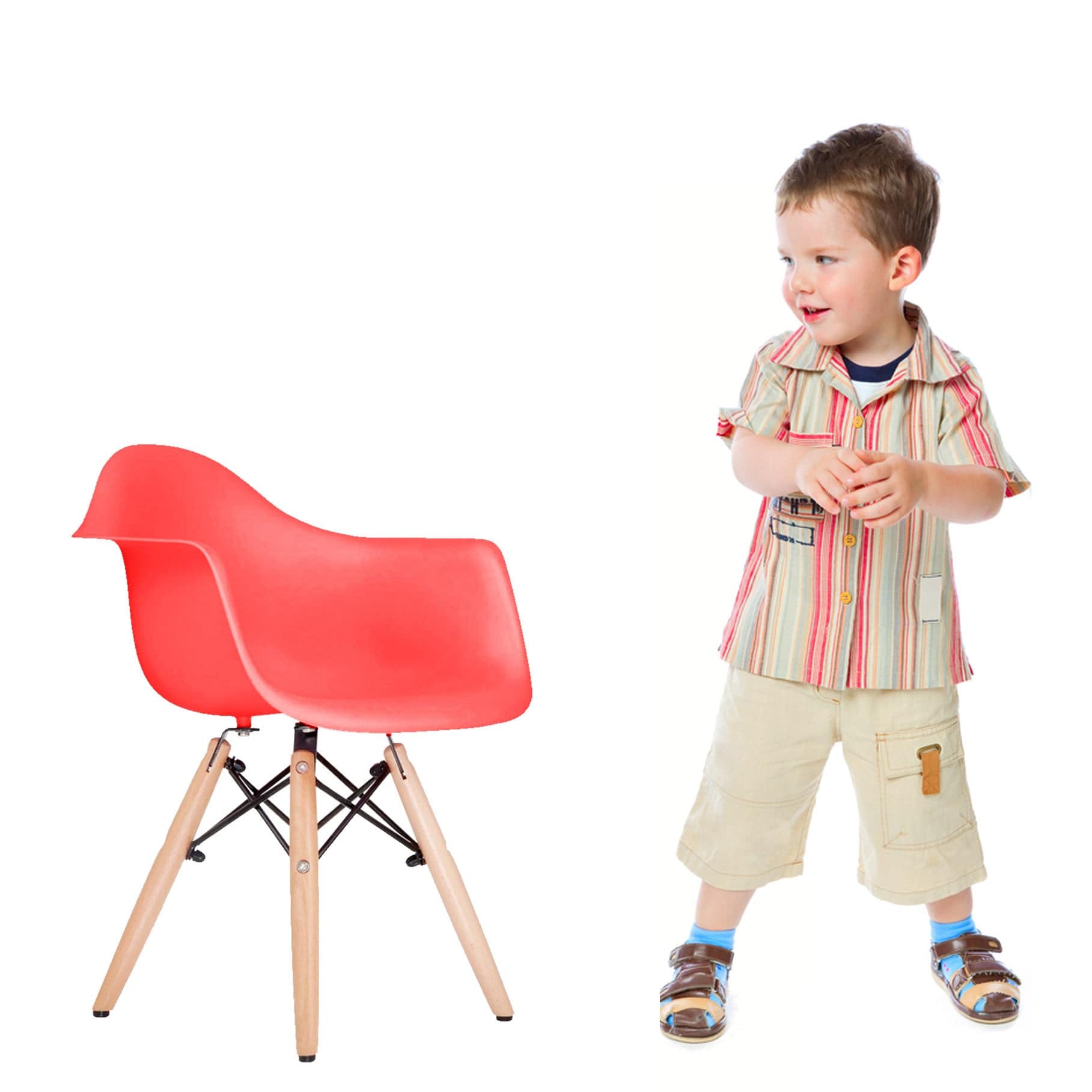 Kids Chair Plastic Pc-0117W-P - Kids Chairs - ebarza Furniture UAE | Shop Modern Furniture in Abu Dhabi & Dubai - مفروشات ايبازرا في الامارات | تسوق اثاث عصري وديكورات مميزة في دبي وابوظبي