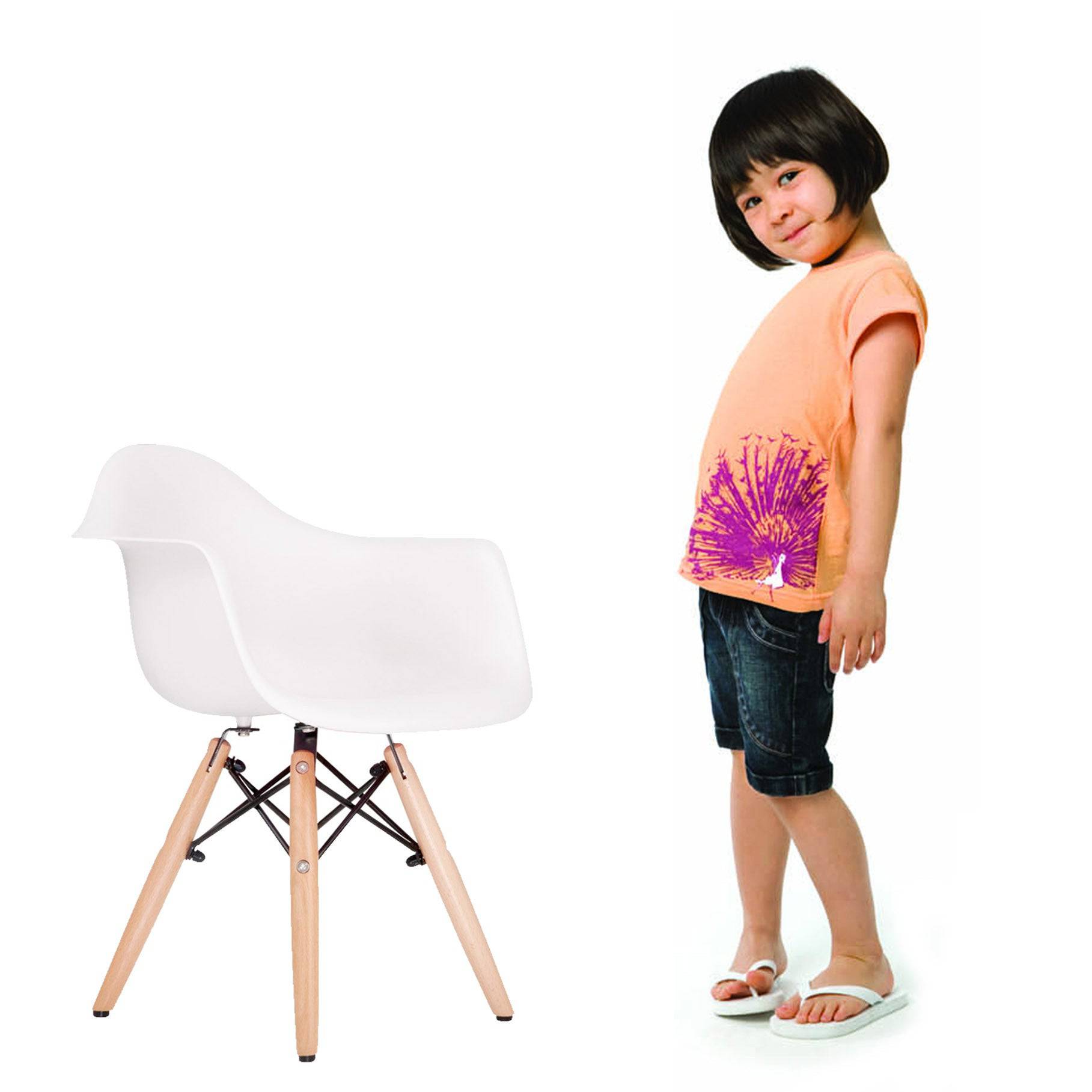 Kids Chair Plastic Pc-0117W-P - Kids Chairs - ebarza Furniture UAE | Shop Modern Furniture in Abu Dhabi & Dubai - مفروشات ايبازرا في الامارات | تسوق اثاث عصري وديكورات مميزة في دبي وابوظبي