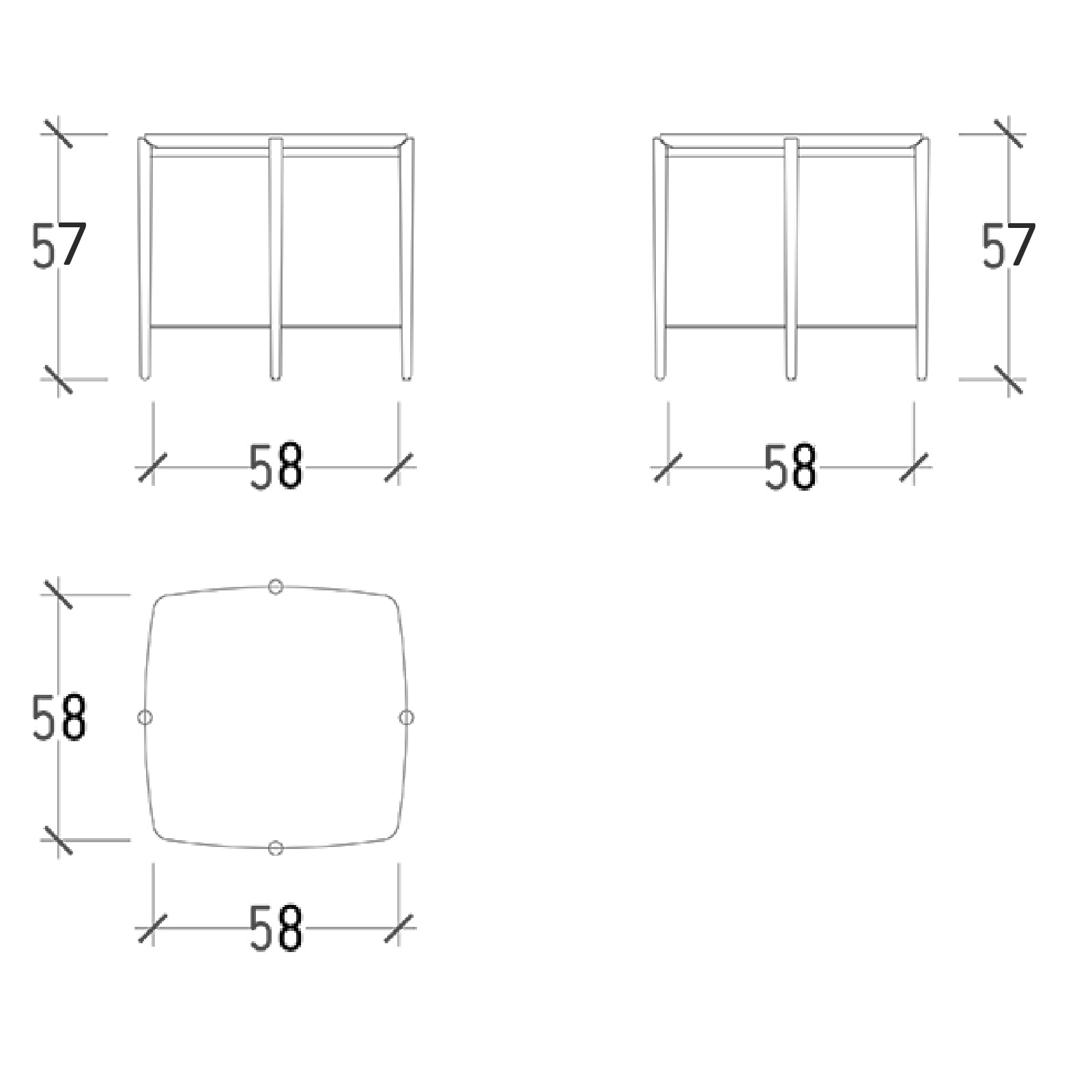 Kito Side Table With Wood Top Ktosts-055 -  Side Tables - ebarza Furniture UAE | Shop Modern Furniture in Abu Dhabi & Dubai - مفروشات ايبازرا في الامارات | تسوق اثاث عصري وديكورات مميزة في دبي وابوظبي