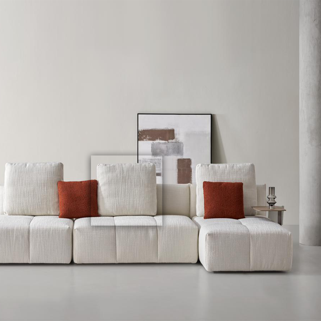 60x53 cm Puzzle Modular Cushion-Big - SF080 -  Sofas - ebarza Furniture UAE | Shop Modern Furniture in Abu Dhabi & Dubai - مفروشات ايبازرا في الامارات | تسوق اثاث عصري وديكورات مميزة في دبي وابوظبي