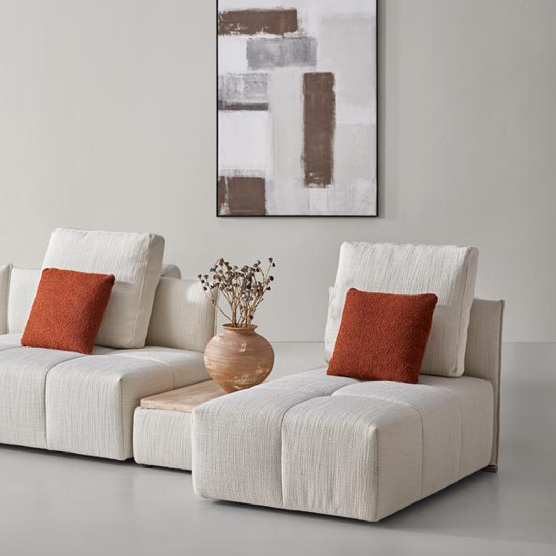 60x53 cm Puzzle Modular Cushion-Big - SF080 - Sofas - ebarza Furniture UAE | Shop Modern Furniture in Abu Dhabi & Dubai - مفروشات ايبازرا في الامارات | تسوق اثاث عصري وديكورات مميزة في دبي وابوظبي