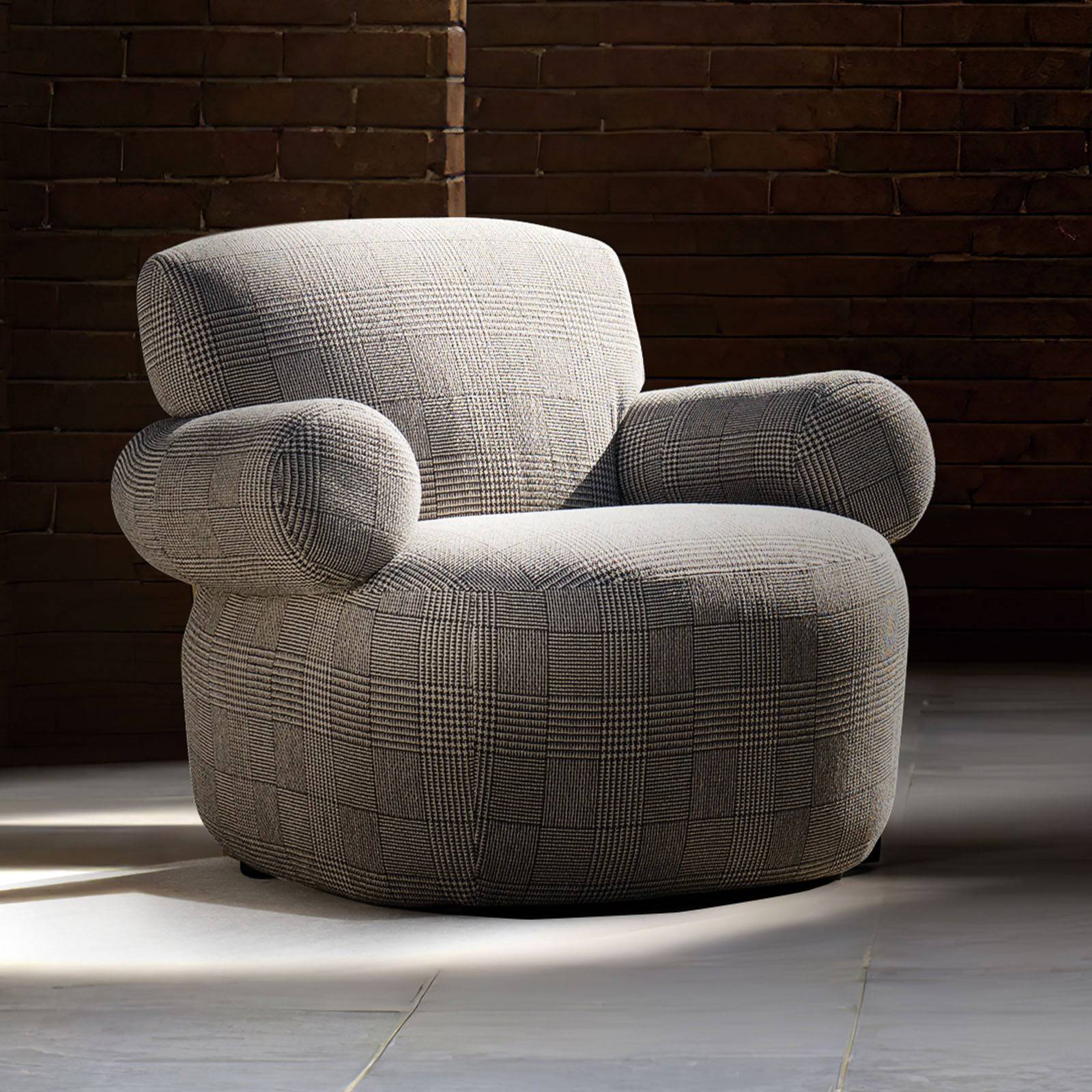 Lagona Armchair Lc048 -  Armchairs - ebarza Furniture UAE | Shop Modern Furniture in Abu Dhabi & Dubai - مفروشات ايبازرا في الامارات | تسوق اثاث عصري وديكورات مميزة في دبي وابوظبي