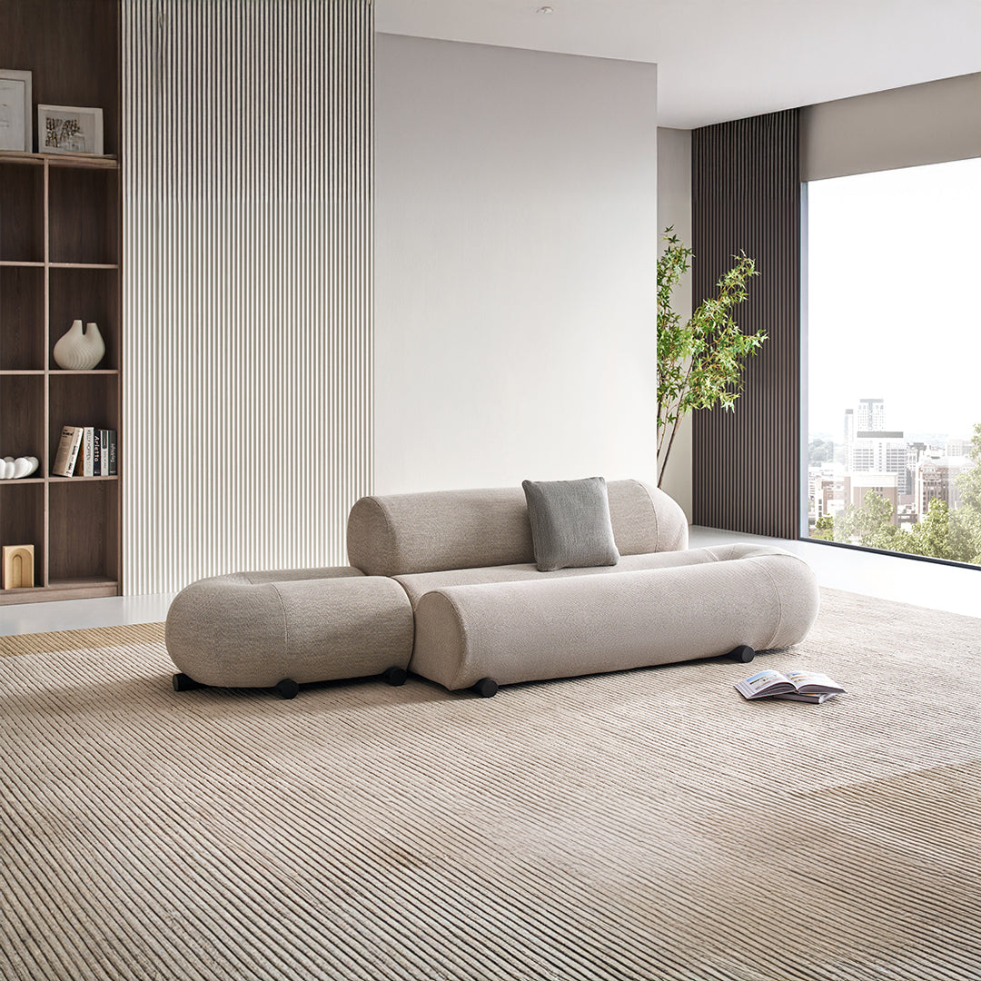 Laisi 2-Seater Module With 2/3 Back(right side) - SF238 - A - Sofas - ebarza Furniture UAE | Shop Modern Furniture in Abu Dhabi & Dubai - مفروشات ايبازرا في الامارات | تسوق اثاث عصري وديكورات مميزة في دبي وابوظبي