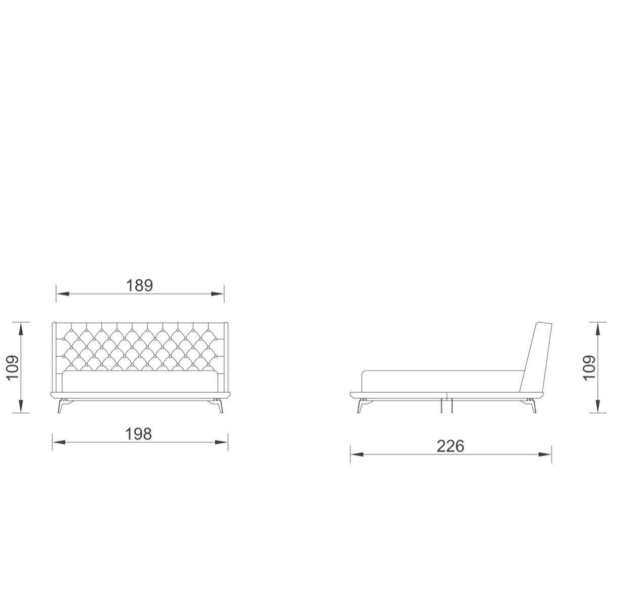 Lazio Amazon King Size Lazioamazon - Bedsteads - ebarza Furniture UAE | Shop Modern Furniture in Abu Dhabi & Dubai - مفروشات ايبازرا في الامارات | تسوق اثاث عصري وديكورات مميزة في دبي وابوظبي