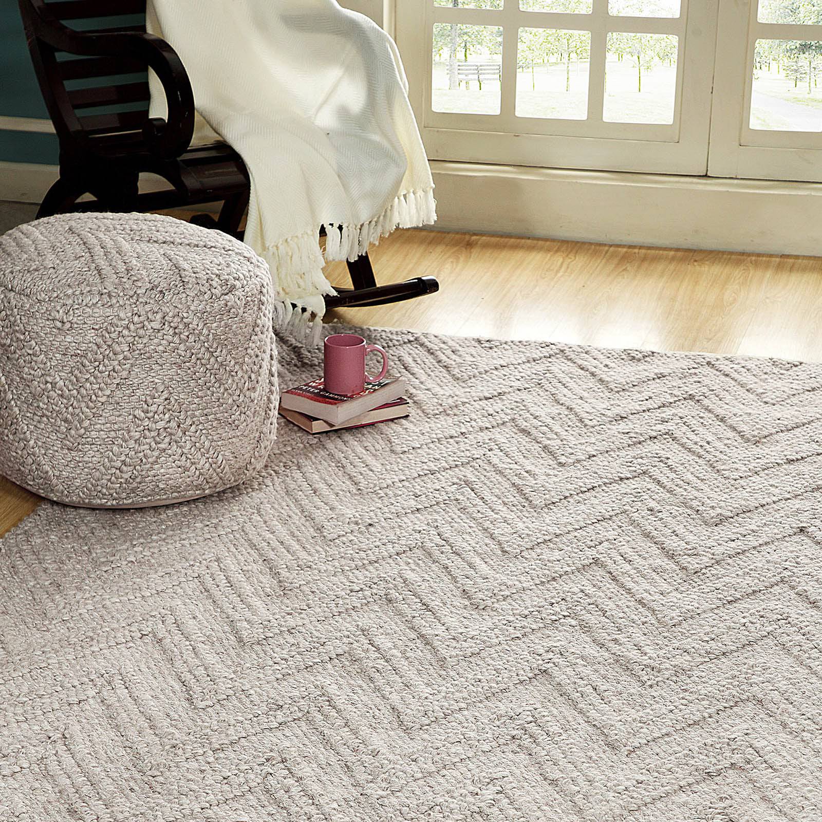 Le-Vene Handmade Wool Pouf Le-08 -  Poufs - ebarza Furniture UAE | Shop Modern Furniture in Abu Dhabi & Dubai - مفروشات ايبازرا في الامارات | تسوق اثاث عصري وديكورات مميزة في دبي وابوظبي