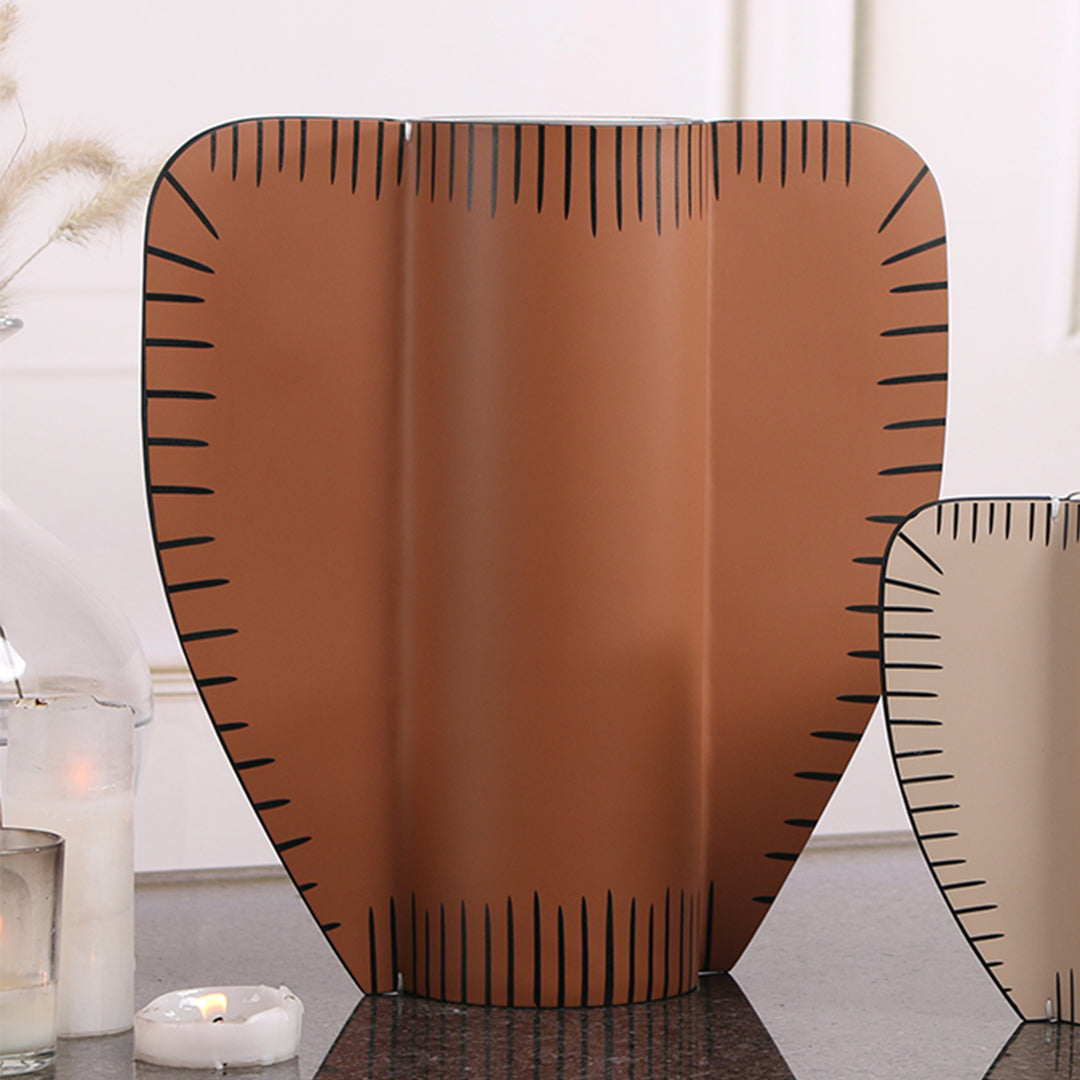 Leather Vase-Dry & Fresh-L KB3007CL - Vases - ebarza Furniture UAE | Shop Modern Furniture in Abu Dhabi & Dubai - مفروشات ايبازرا في الامارات | تسوق اثاث عصري وديكورات مميزة في دبي وابوظبي