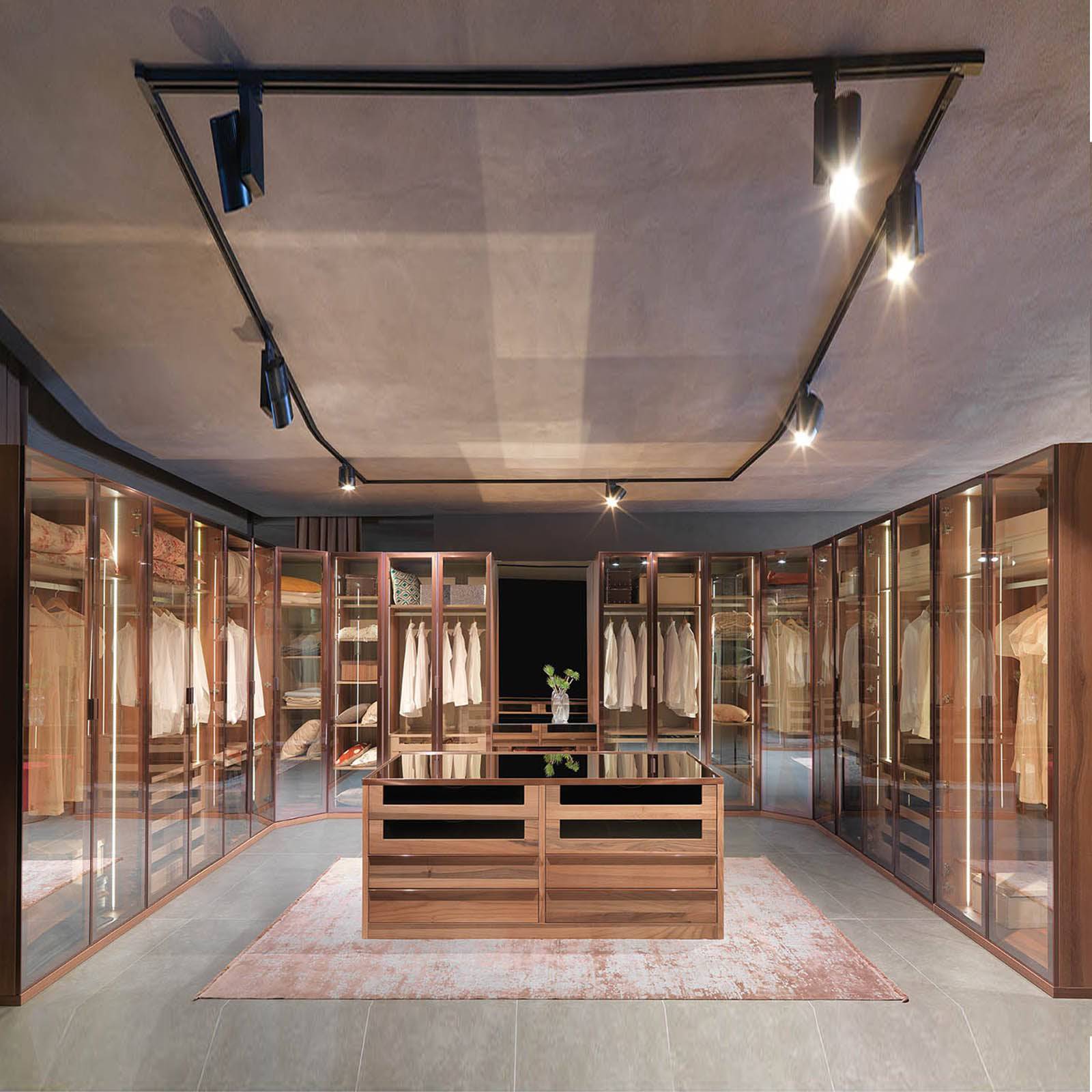 Block Cabinet Corner Module with LED & Wooden Door - Block-corner-wood -  Cabinets - ebarza Furniture UAE | Shop Modern Furniture in Abu Dhabi & Dubai - مفروشات ايبازرا في الامارات | تسوق اثاث عصري وديكورات مميزة في دبي وابوظبي