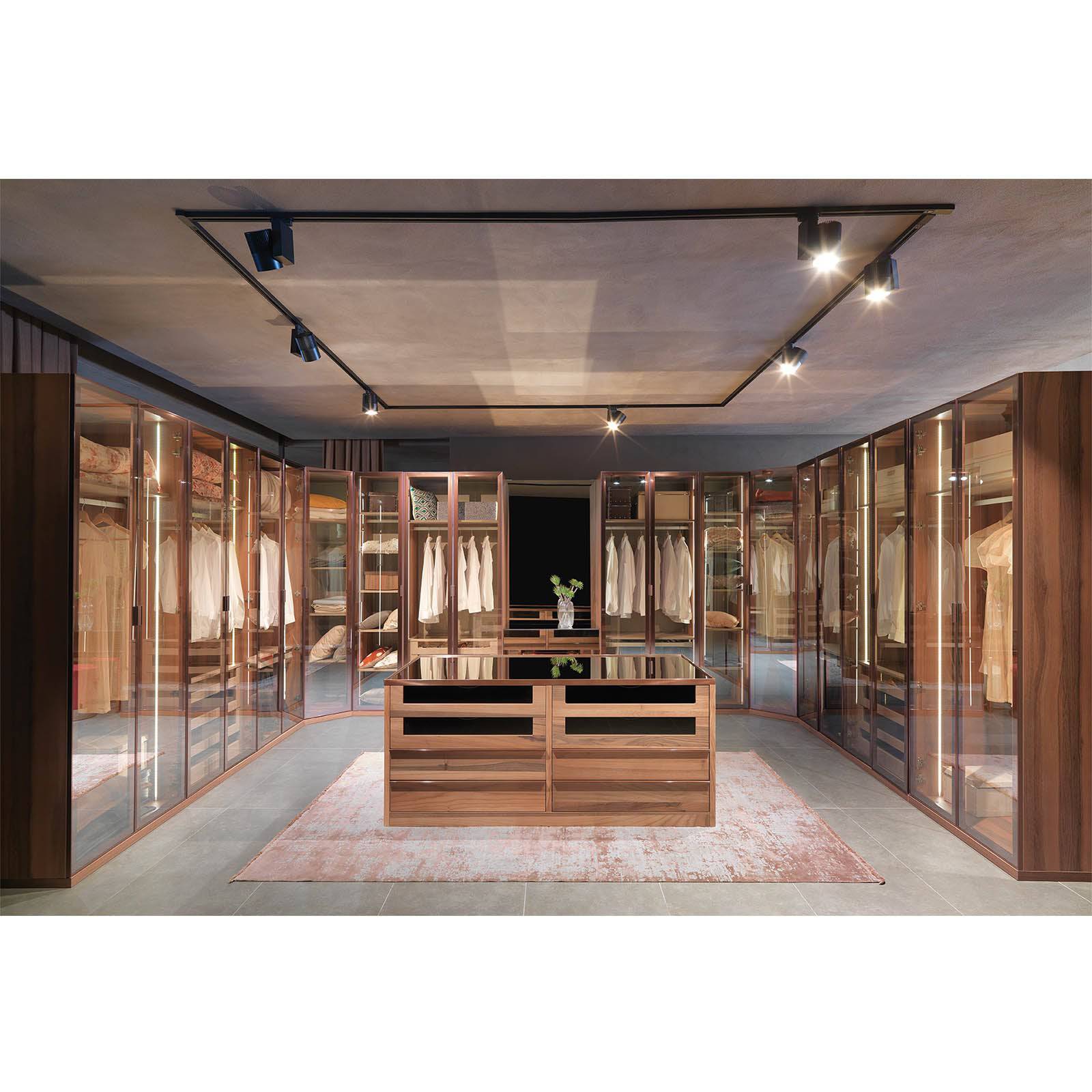 Block Cabinet Corner Module with LED & Wooden Door - Block-corner-wood -  Cabinets - ebarza Furniture UAE | Shop Modern Furniture in Abu Dhabi & Dubai - مفروشات ايبازرا في الامارات | تسوق اثاث عصري وديكورات مميزة في دبي وابوظبي