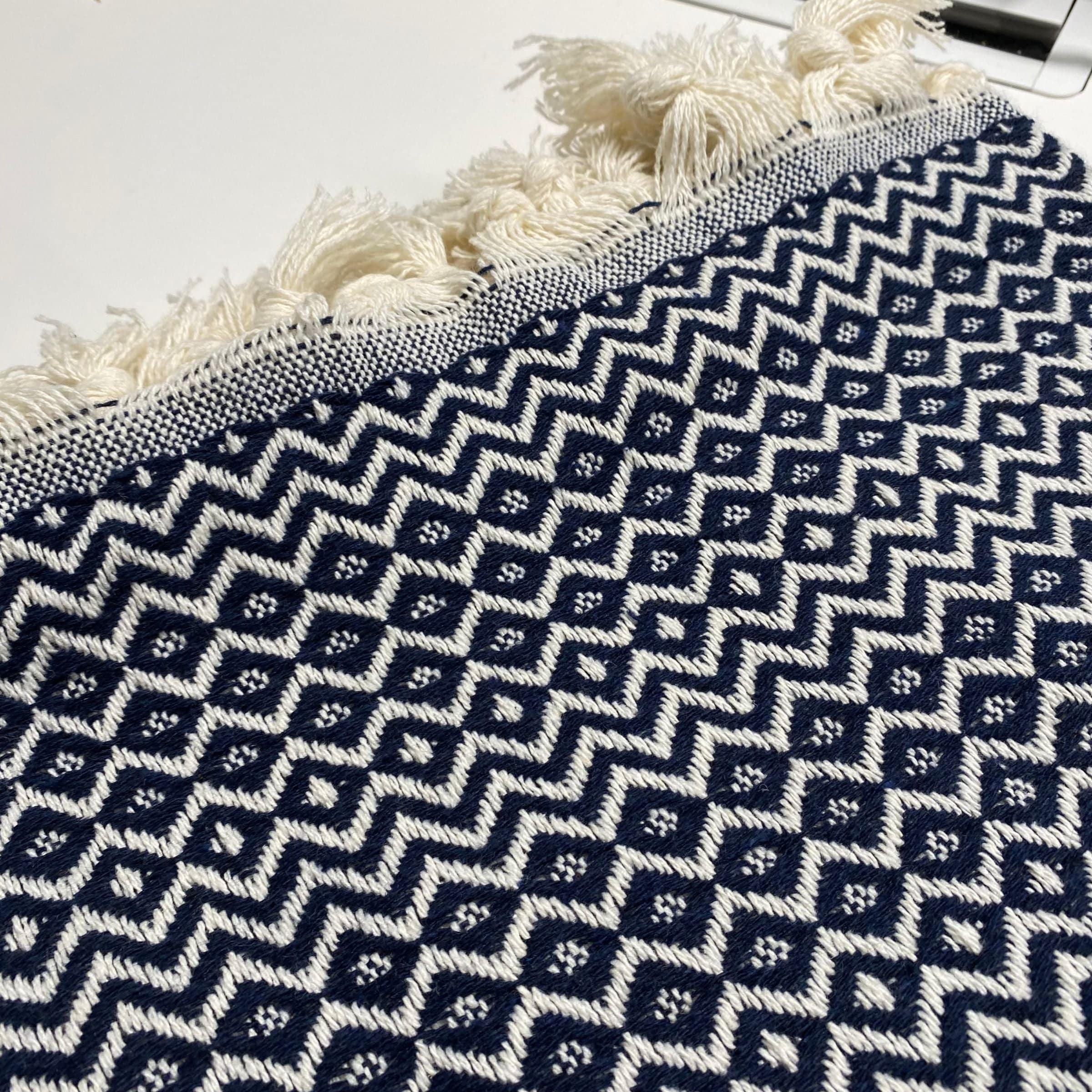 Levi Lacivert Throw Blanket 200.14.01.0130 - Blankets - ebarza Furniture UAE | Shop Modern Furniture in Abu Dhabi & Dubai - مفروشات ايبازرا في الامارات | تسوق اثاث عصري وديكورات مميزة في دبي وابوظبي