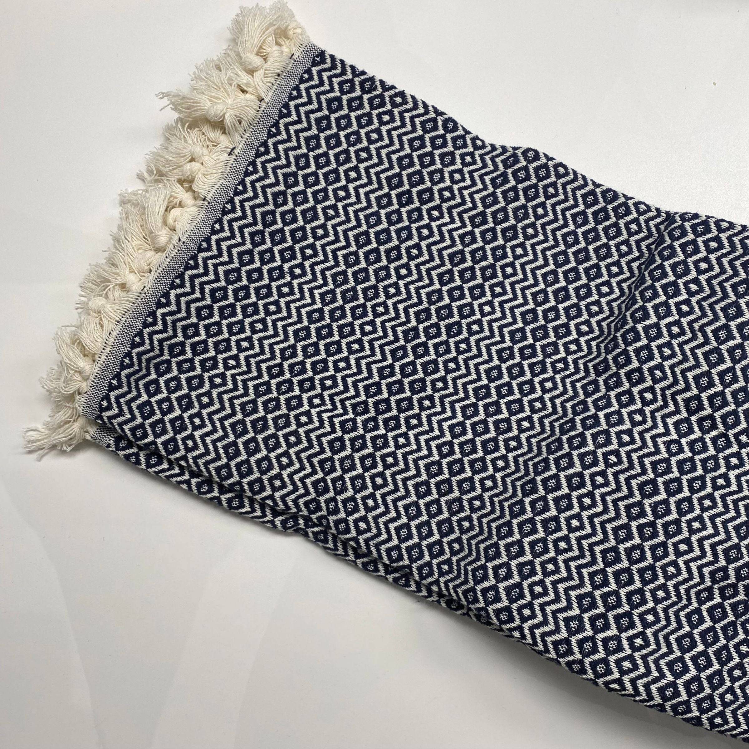Levi Lacivert Throw Blanket 200.14.01.0130 - Blankets - ebarza Furniture UAE | Shop Modern Furniture in Abu Dhabi & Dubai - مفروشات ايبازرا في الامارات | تسوق اثاث عصري وديكورات مميزة في دبي وابوظبي