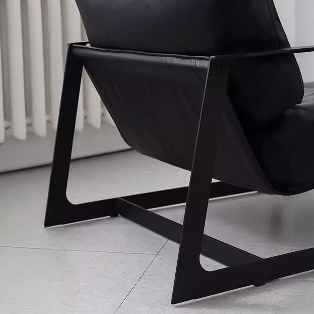 Lille Lounge Chair LC008-Black - Lounge Chairs - ebarza Furniture UAE | Shop Modern Furniture in Abu Dhabi & Dubai - مفروشات ايبازرا في الامارات | تسوق اثاث عصري وديكورات مميزة في دبي وابوظبي