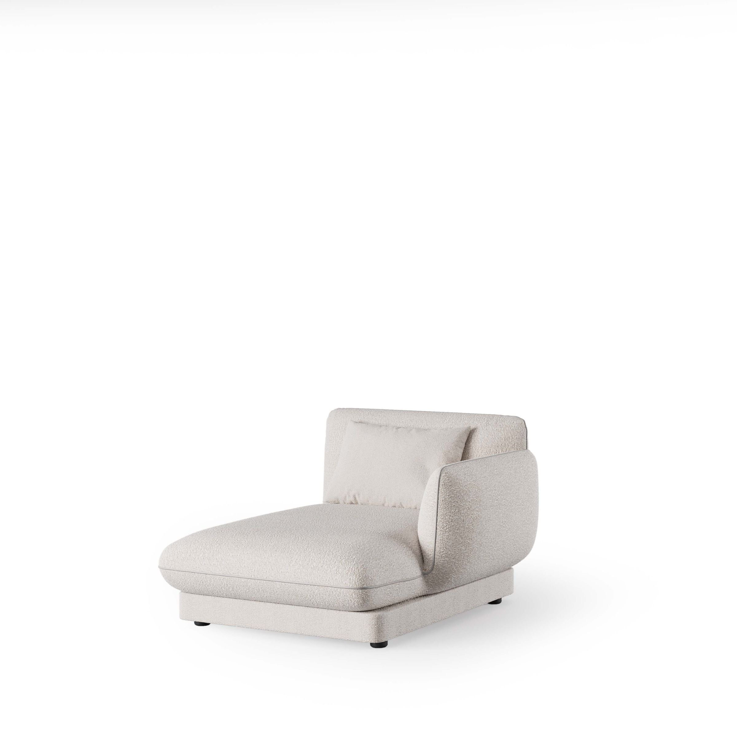 Loretta Relax Module With Right Arm YOLRTA-RMRA - Sofas - ebarza Furniture UAE | Shop Modern Furniture in Abu Dhabi & Dubai - مفروشات ايبازرا في الامارات | تسوق اثاث عصري وديكورات مميزة في دبي وابوظبي