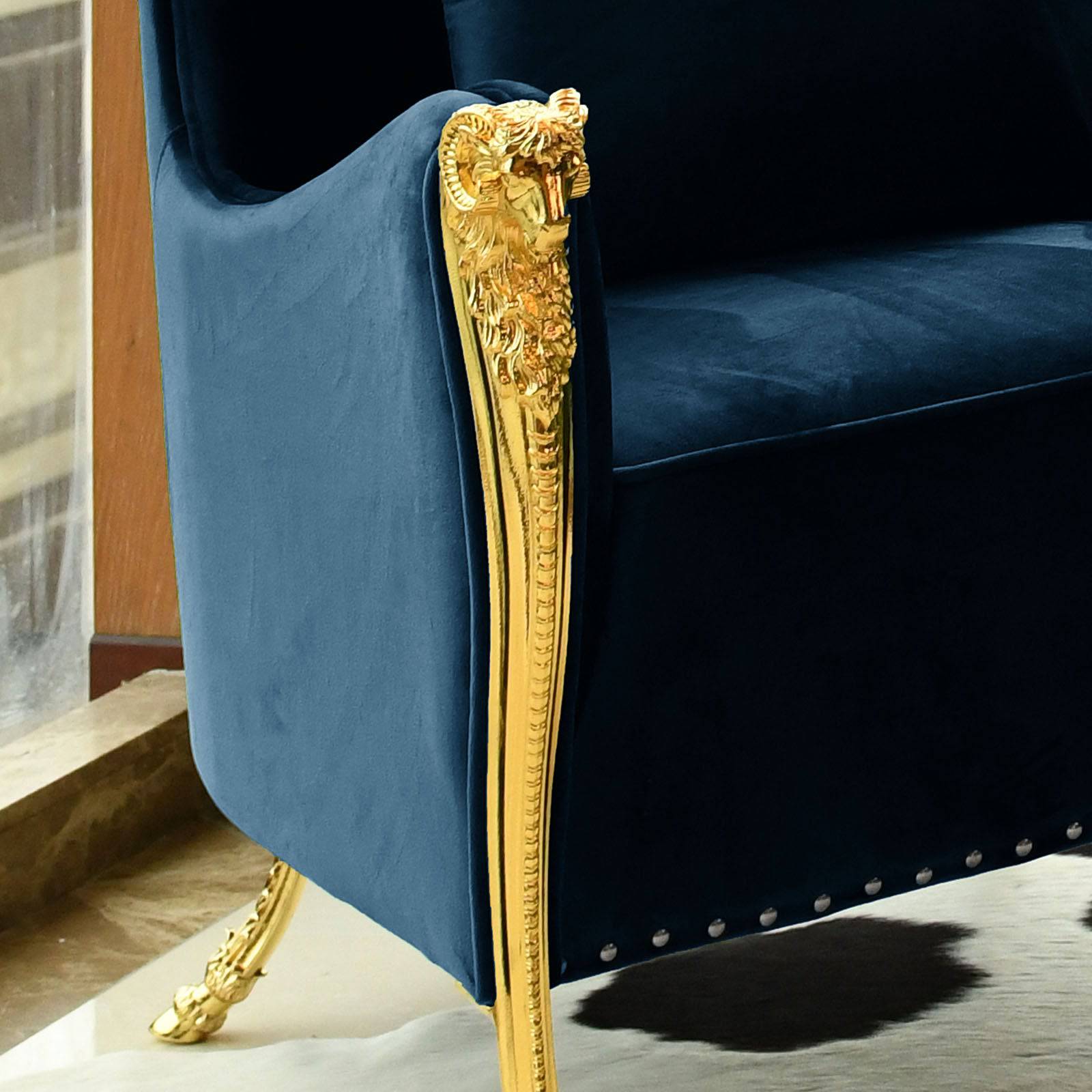 Louis Lounge Chair Tg-426-B - Lounge Chairs - ebarza Furniture UAE | Shop Modern Furniture in Abu Dhabi & Dubai - مفروشات ايبازرا في الامارات | تسوق اثاث عصري وديكورات مميزة في دبي وابوظبي