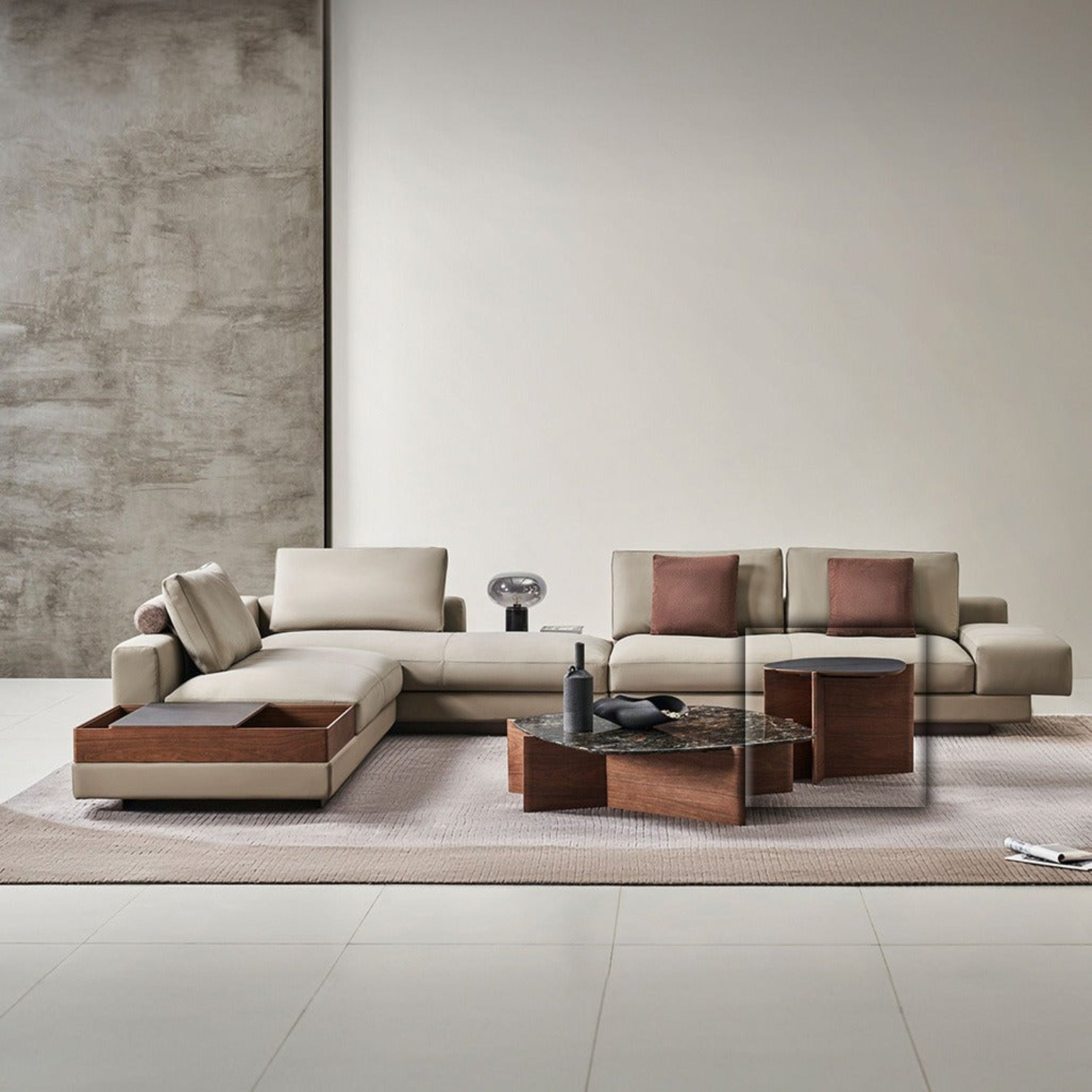 Siena Coffee Table LT055S - Coffee Table - ebarza Furniture UAE | Shop Modern Furniture in Abu Dhabi & Dubai - مفروشات ايبازرا في الامارات | تسوق اثاث عصري وديكورات مميزة في دبي وابوظبي