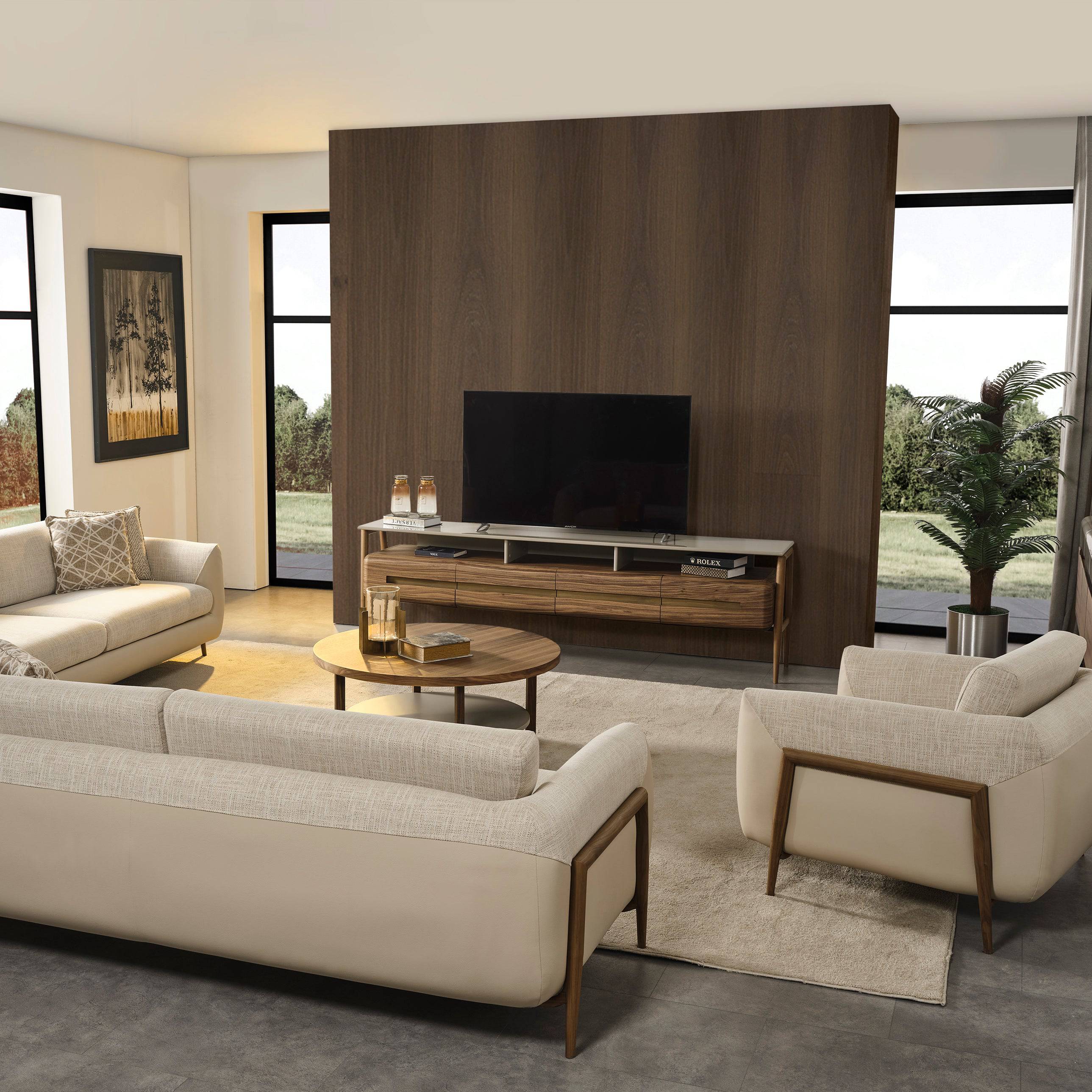 Display Item - Lucca Kristal Tv Unit Krstl-Lucatvu-NAKHEEL - DISPLAY ITEM - ebarza Furniture UAE | Shop Modern Furniture in Abu Dhabi & Dubai - مفروشات ايبازرا في الامارات | تسوق اثاث عصري وديكورات مميزة في دبي وابوظبي
