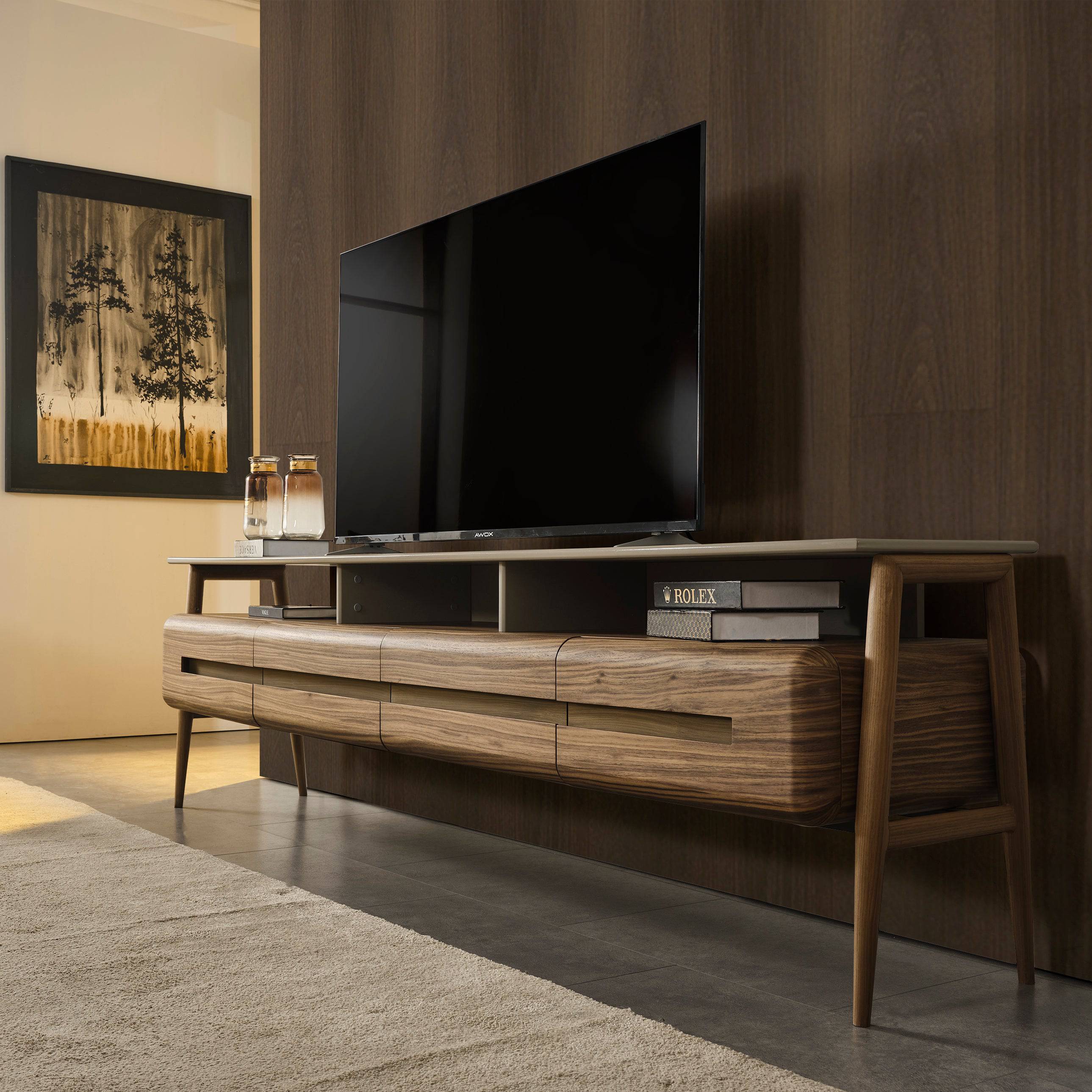Display Item - Lucca Kristal Tv Unit Krstl-Lucatvu-NAKHEEL - DISPLAY ITEM - ebarza Furniture UAE | Shop Modern Furniture in Abu Dhabi & Dubai - مفروشات ايبازرا في الامارات | تسوق اثاث عصري وديكورات مميزة في دبي وابوظبي