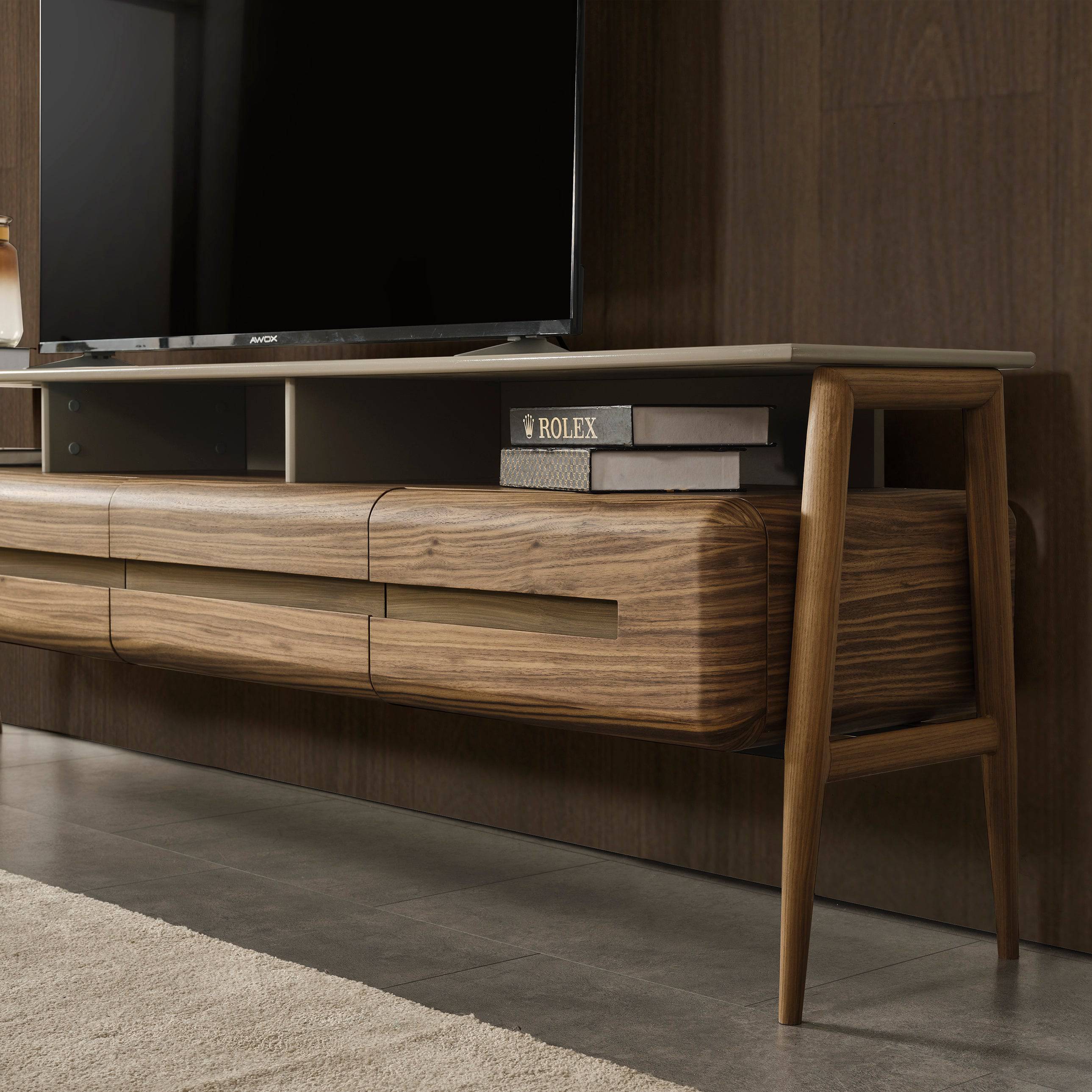Display Item - Lucca Kristal Tv Unit Krstl-Lucatvu-NAKHEEL - DISPLAY ITEM - ebarza Furniture UAE | Shop Modern Furniture in Abu Dhabi & Dubai - مفروشات ايبازرا في الامارات | تسوق اثاث عصري وديكورات مميزة في دبي وابوظبي