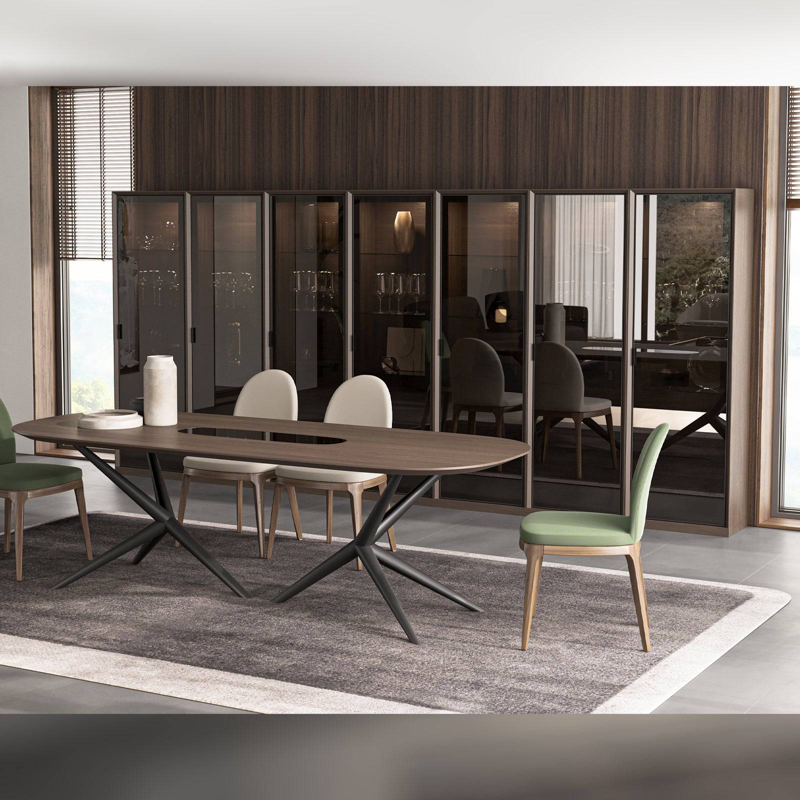 Luis Wall Unit Glass Module Luis-Glass - Cabinets - ebarza Furniture UAE | Shop Modern Furniture in Abu Dhabi & Dubai - مفروشات ايبازرا في الامارات | تسوق اثاث عصري وديكورات مميزة في دبي وابوظبي