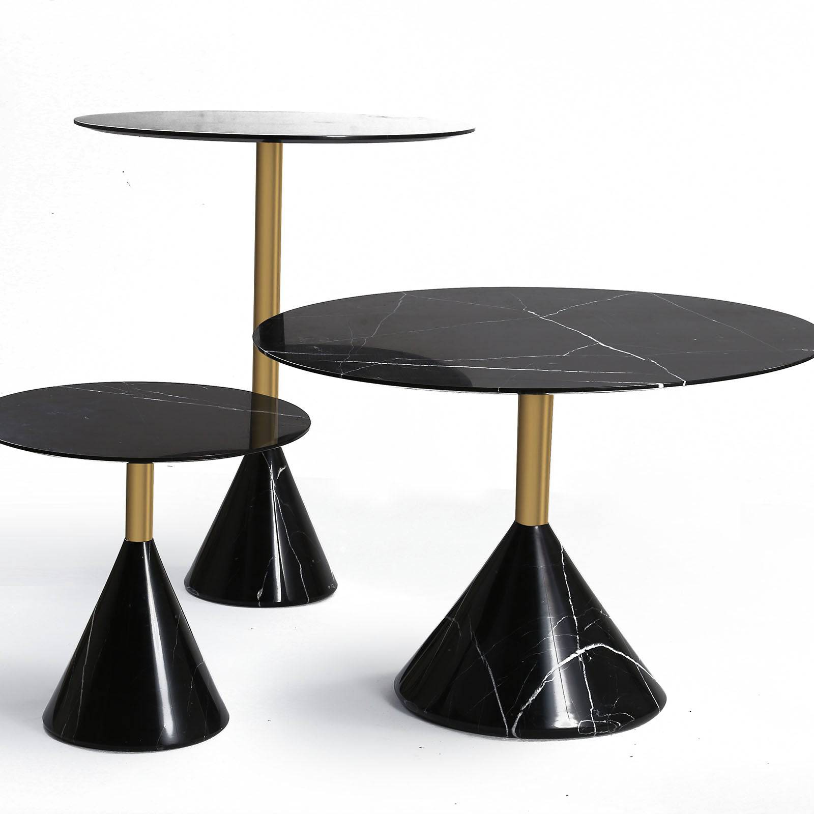 Madrid Natural Marble Dining Table Ct8644-100-Bk - Dining Tables - ebarza Furniture UAE | Shop Modern Furniture in Abu Dhabi & Dubai - مفروشات ايبازرا في الامارات | تسوق اثاث عصري وديكورات مميزة في دبي وابوظبي