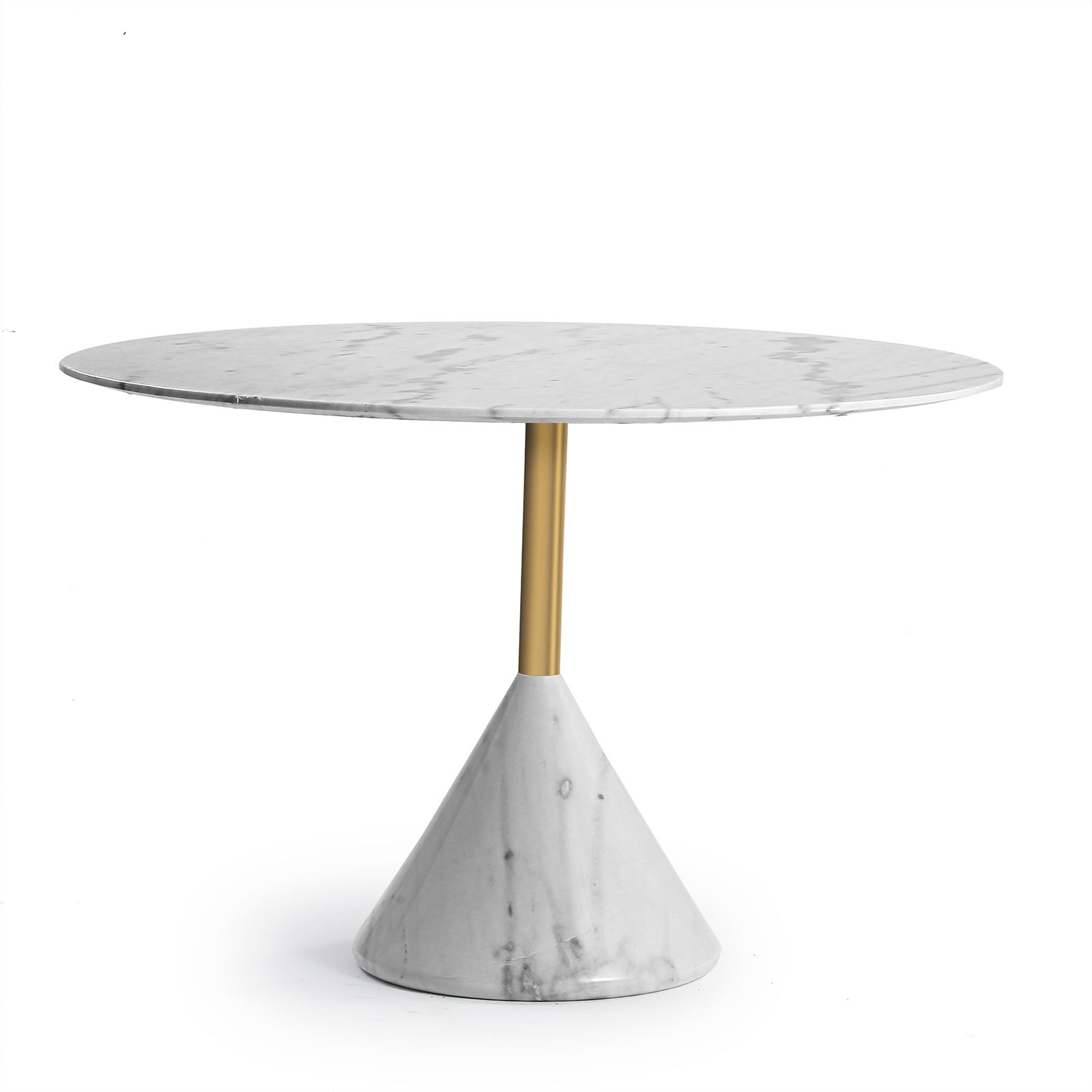Madrid Natural Marble Dining Table Ct8644-100-We - Dining Tables - ebarza Furniture UAE | Shop Modern Furniture in Abu Dhabi & Dubai - مفروشات ايبازرا في الامارات | تسوق اثاث عصري وديكورات مميزة في دبي وابوظبي