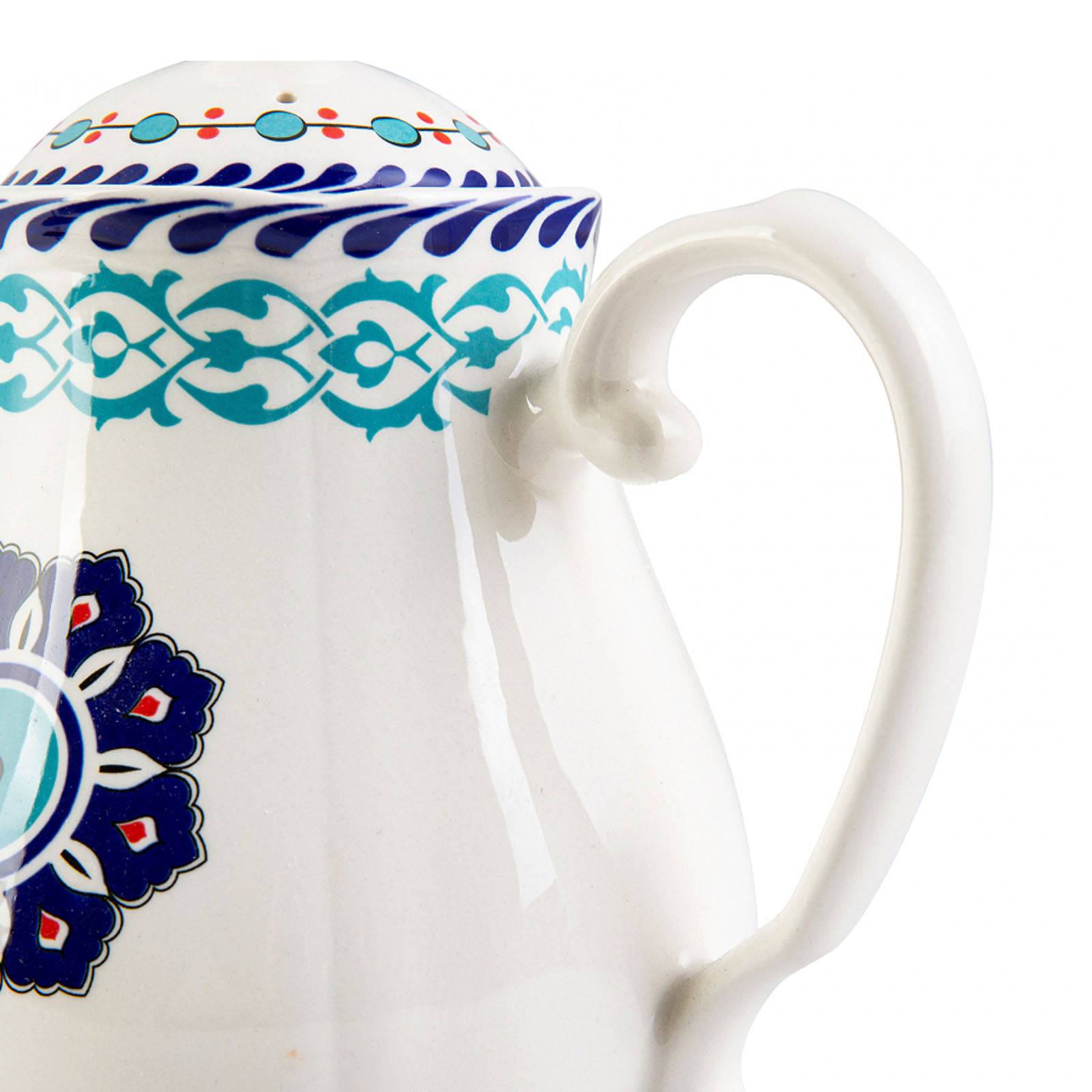 Mai Teapot Porcelain 1150 Ml 153.03.07.9020 - Coffee and Tea Pots - ebarza Furniture UAE | Shop Modern Furniture in Abu Dhabi & Dubai - مفروشات ايبازرا في الامارات | تسوق اثاث عصري وديكورات مميزة في دبي وابوظبي