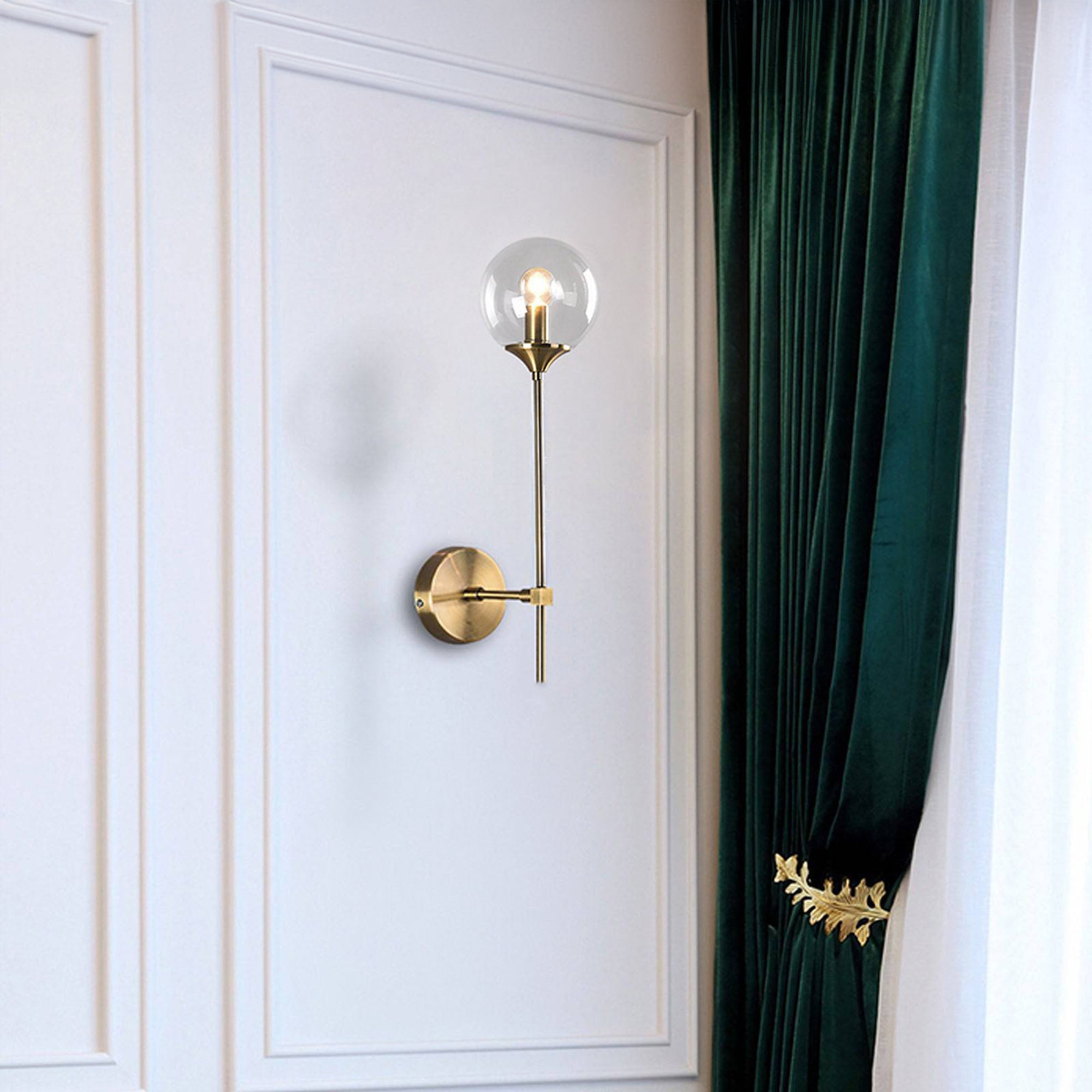 Majestic Wall Lamp Cy-New-073-G - Wall Lamps - ebarza Furniture UAE | Shop Modern Furniture in Abu Dhabi & Dubai - مفروشات ايبازرا في الامارات | تسوق اثاث عصري وديكورات مميزة في دبي وابوظبي