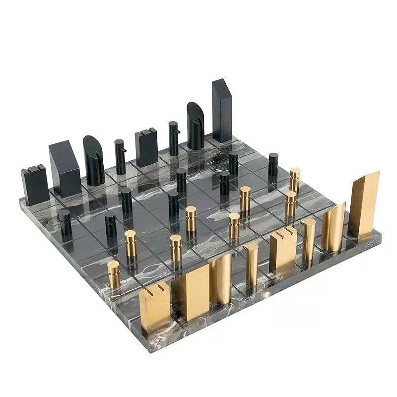 Marble Chess Fc-T2008 - Home Decor Figurines - ebarza Furniture UAE | Shop Modern Furniture in Abu Dhabi & Dubai - مفروشات ايبازرا في الامارات | تسوق اثاث عصري وديكورات مميزة في دبي وابوظبي