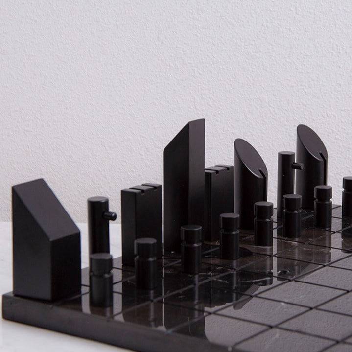 Marble Chess Fc-T2008 - Home Decor Figurines - ebarza Furniture UAE | Shop Modern Furniture in Abu Dhabi & Dubai - مفروشات ايبازرا في الامارات | تسوق اثاث عصري وديكورات مميزة في دبي وابوظبي