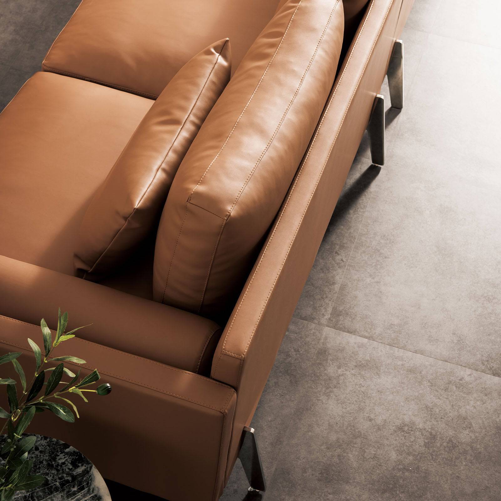 Markos 4 Seater Sofa Sf047-L2+R2 - Sofas - ebarza Furniture UAE | Shop Modern Furniture in Abu Dhabi & Dubai - مفروشات ايبازرا في الامارات | تسوق اثاث عصري وديكورات مميزة في دبي وابوظبي