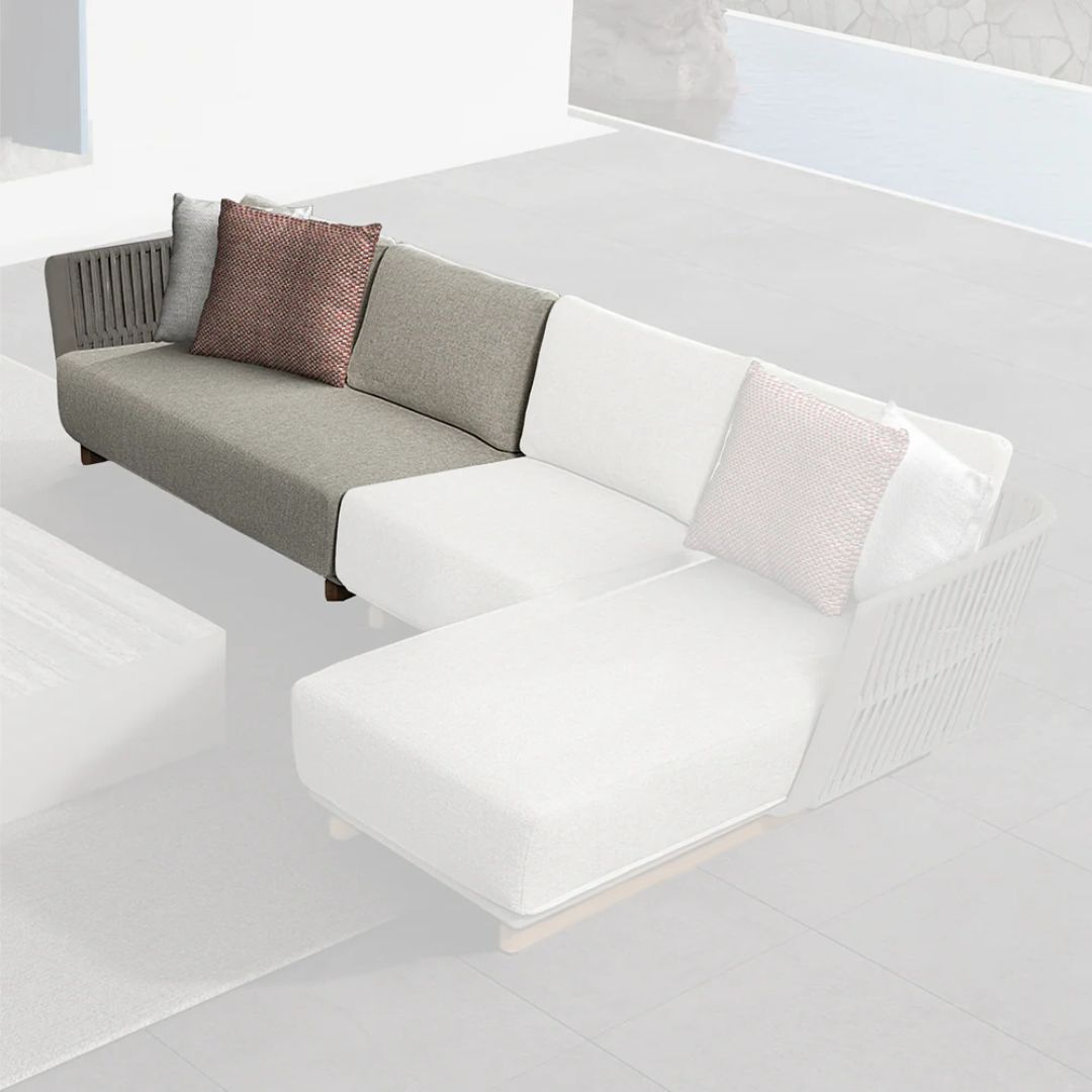 Marrakech Outdoor 2-Seater Left Arm Unit - AC5879A86RAT/AC5879A86ROP - Sofas - ebarza Furniture UAE | Shop Modern Furniture in Abu Dhabi & Dubai - مفروشات ايبازرا في الامارات | تسوق اثاث عصري وديكورات مميزة في دبي وابوظبي